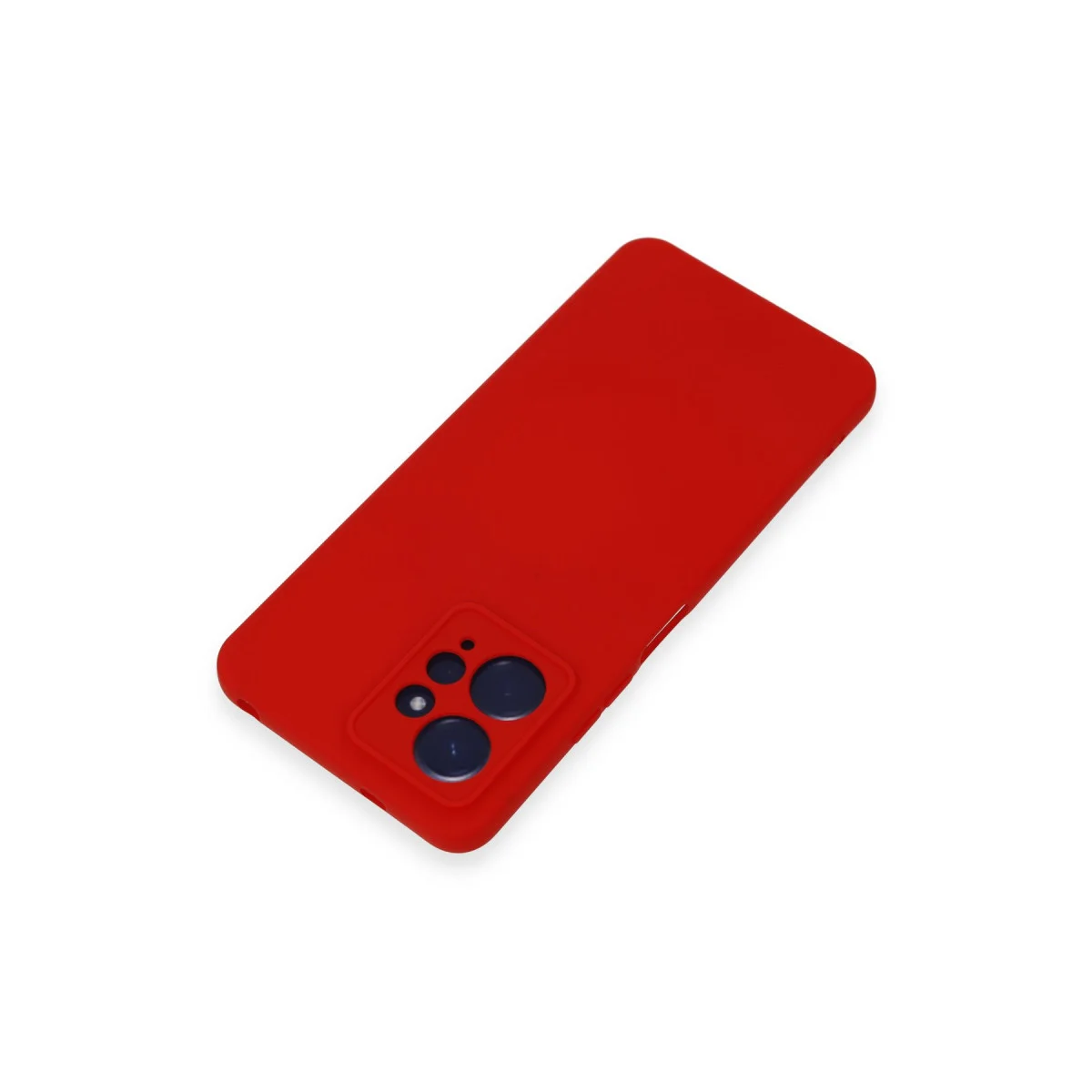 Note 12 4G Nano İçi Kadife Silikon Kılıf - Kırmızı, Su Geçirmez ve Tam Koruma