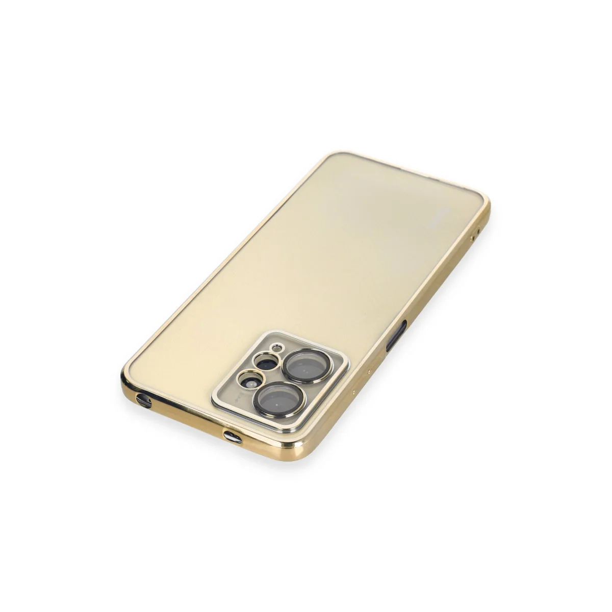 Note 12 4G Silikon Kılıf Razer Lensli - Gold