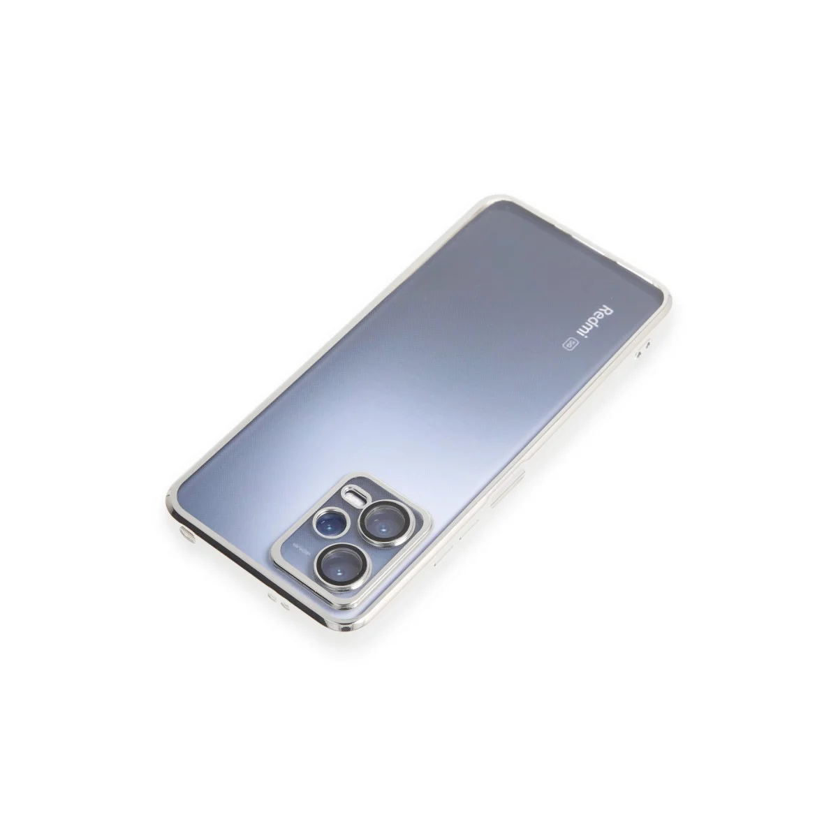Note 12 5G Razer Lensli Silikon Kılıf - Gold (Estetik ve Güçlü Koruma)