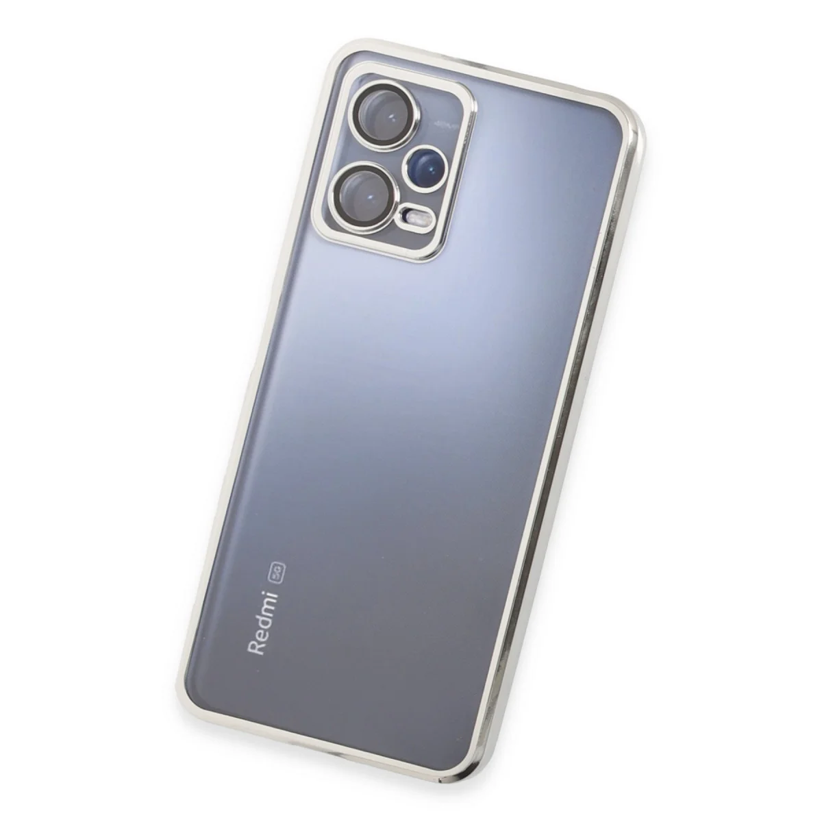 Note 12 5G Razer Lensli Silikon Kılıf - Gold (Estetik ve Güçlü Koruma)