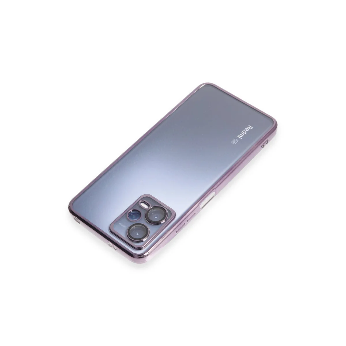 Note 12 5G Razer Lensli Silikon Kılıf - Mor