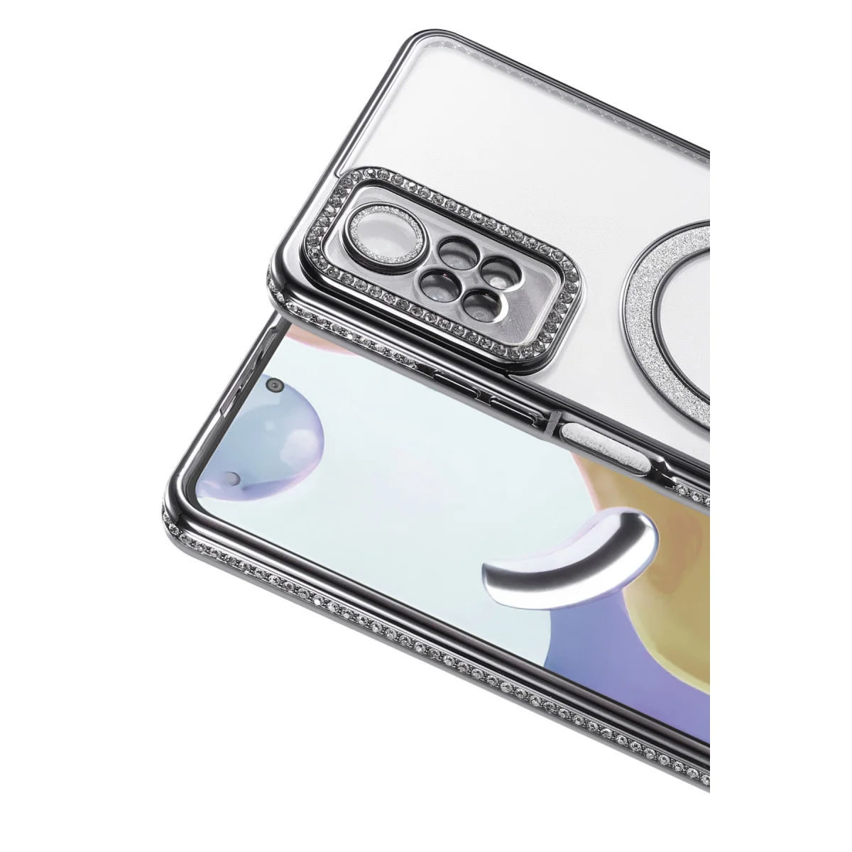 Note 12 Pro 4G Joke Simli Magneticsafe Kılıf - Siyah
