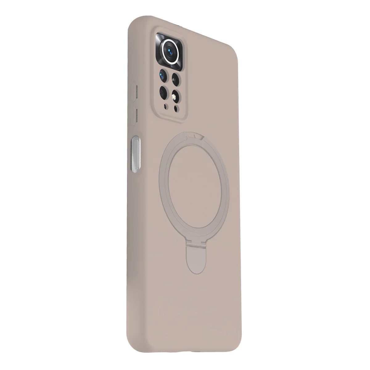 Note 12 Pro 4G Regal Magsafe Standlı Kapak - Çöl Titanyum