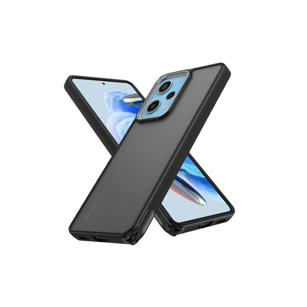 Note 12 Pro 5G Elegant Siyah Kılıf - Slim Fit ve Tam Koruma