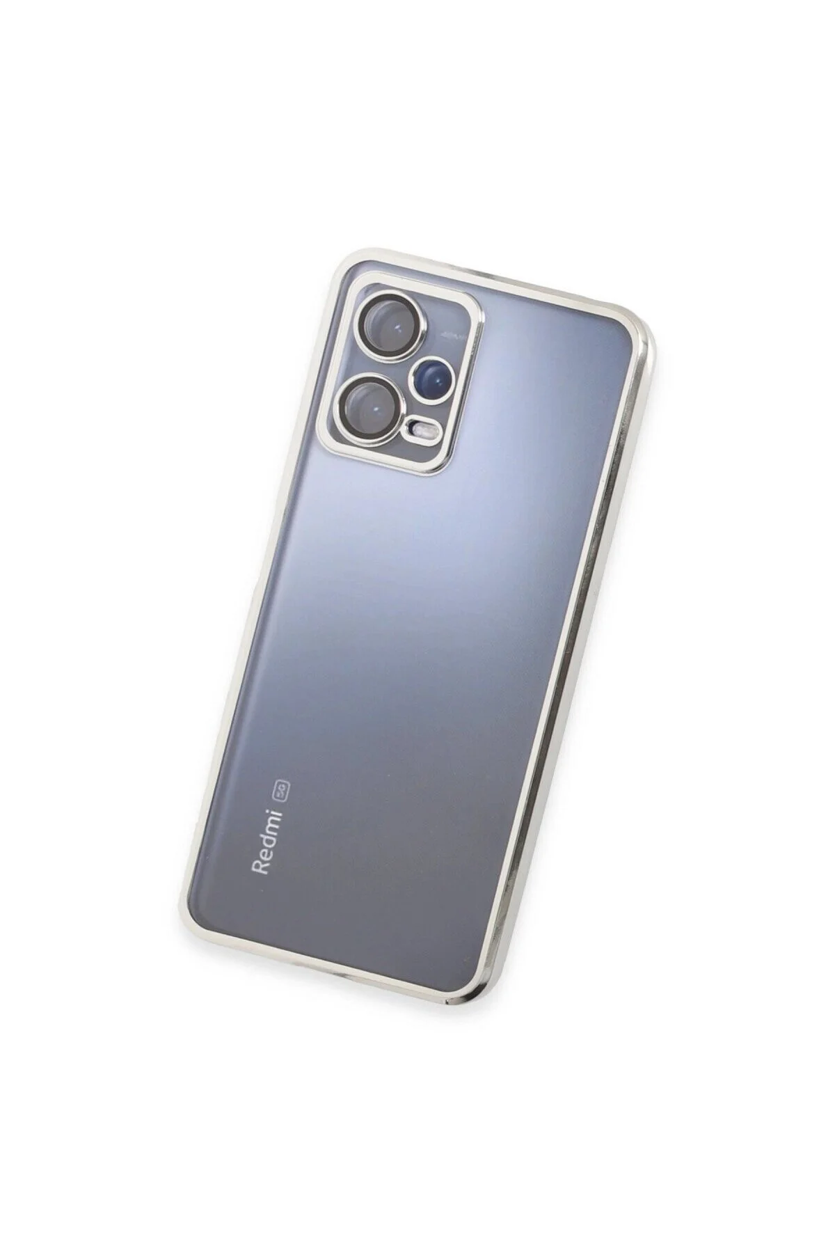 Note 12 Pro 5g Kılıf Lensli - Gümüş