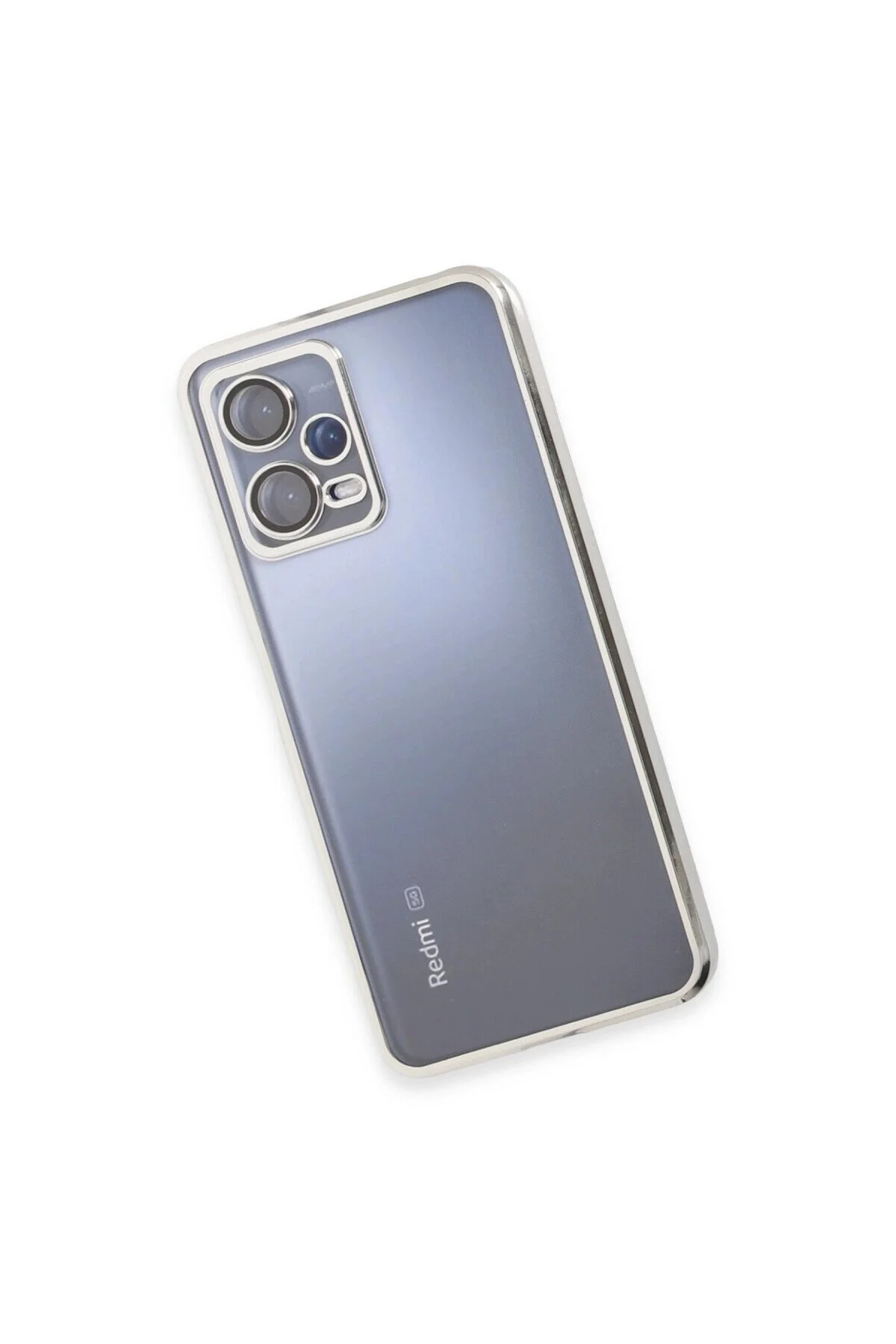 Note 12 Pro 5g Kılıf Lensli - Gümüş
