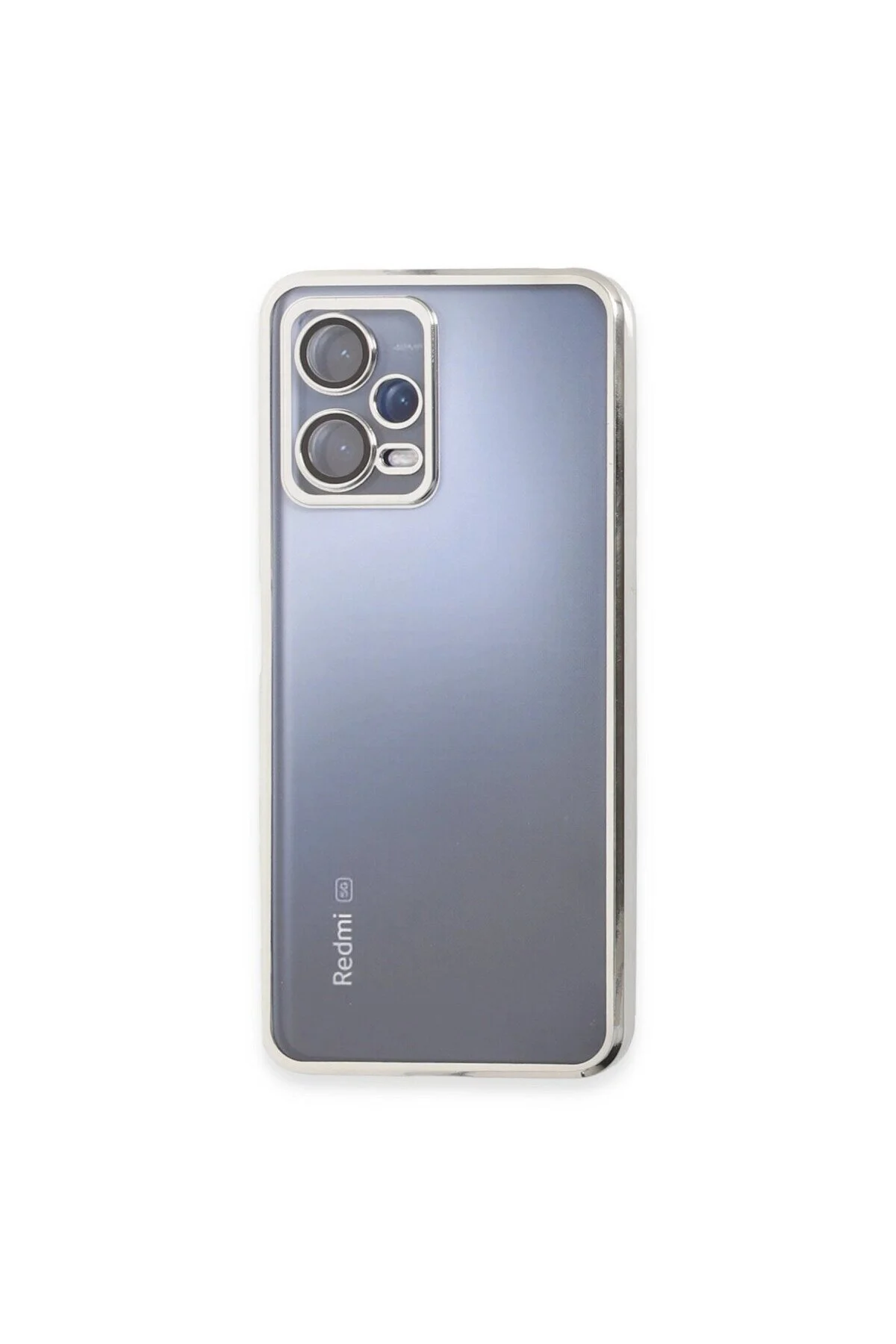 Note 12 Pro 5g Kılıf Lensli - Gümüş