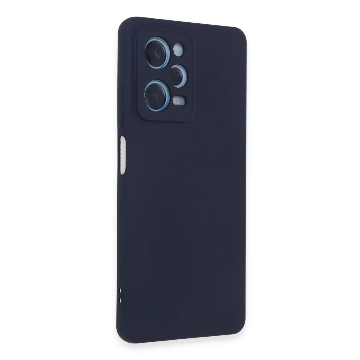 Note 12 Pro 5G Nano İçi Kadife Silikon Kılıf - Lacivert