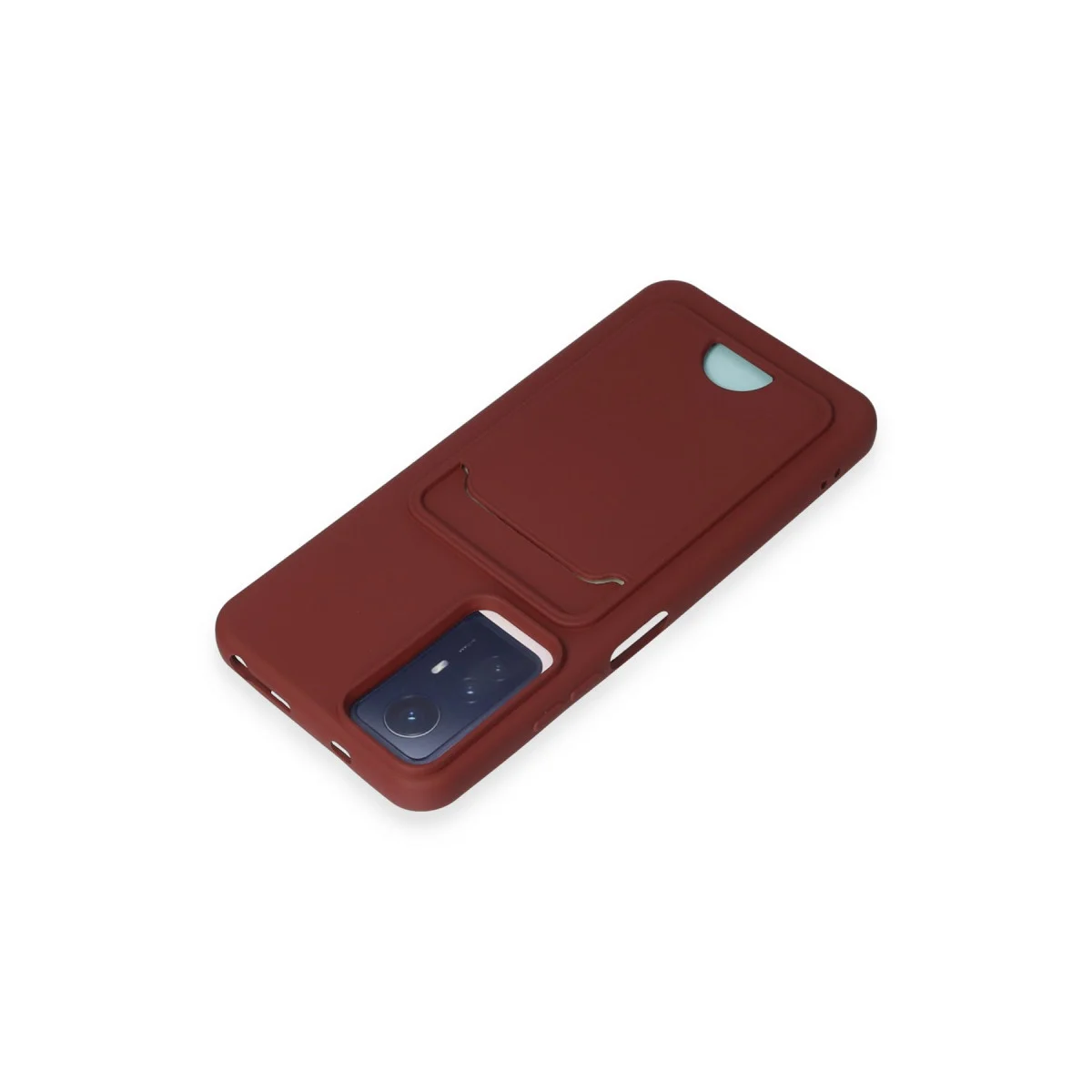Note 12S Kılıf Kelvin Kartvizitli Silikon Bordo - Premium Koruma ve Minimalist Yaşam Tarzı