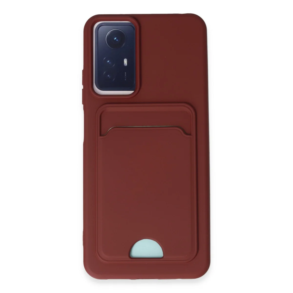 Note 12S Kılıf Kelvin Kartvizitli Silikon Bordo - Premium Koruma ve Minimalist Yaşam Tarzı
