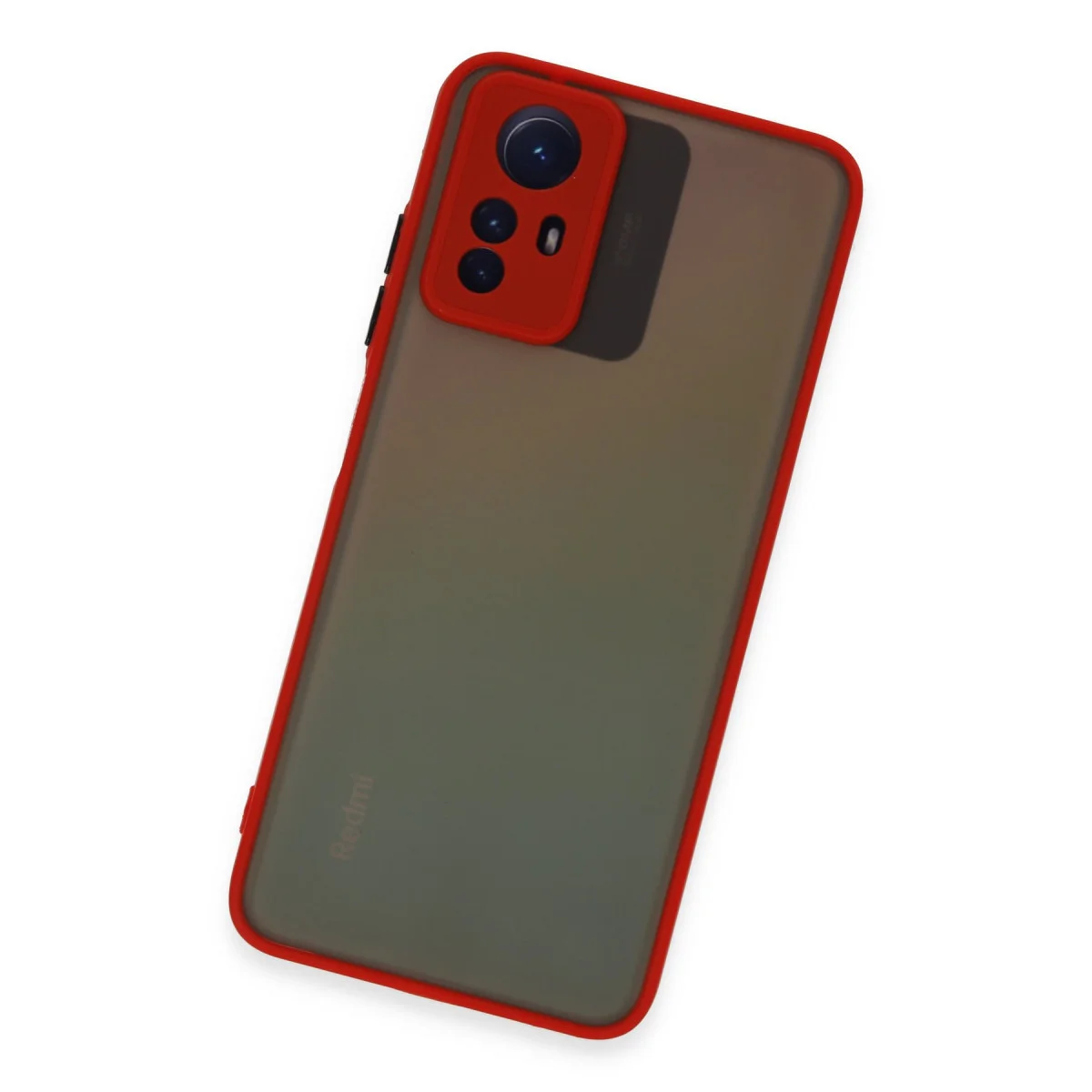 Note 12S Montreal Silikon Kılıf - Kırmızı