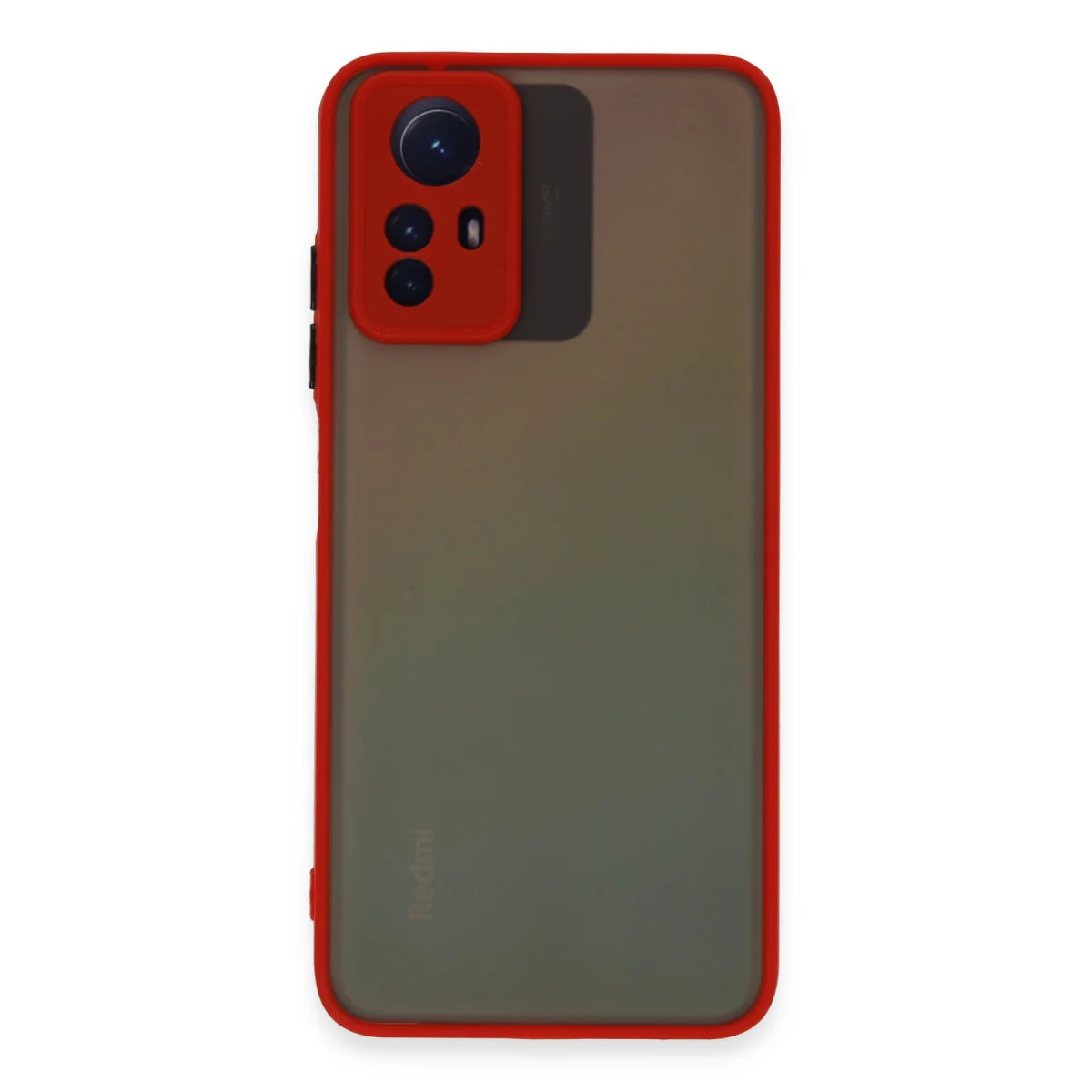 Note 12S Montreal Silikon Kılıf - Kırmızı