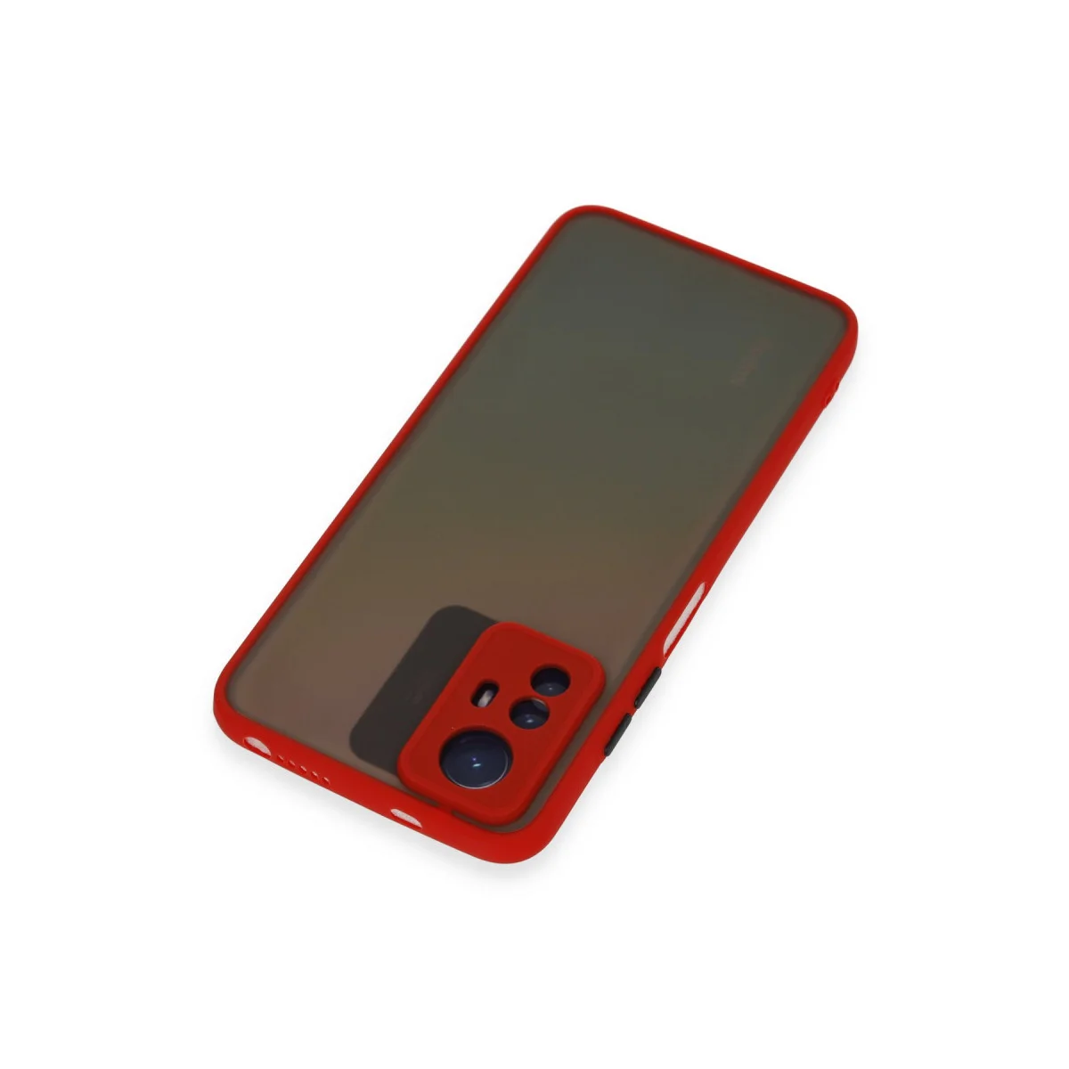 Note 12S Montreal Silikon Kılıf - Kırmızı