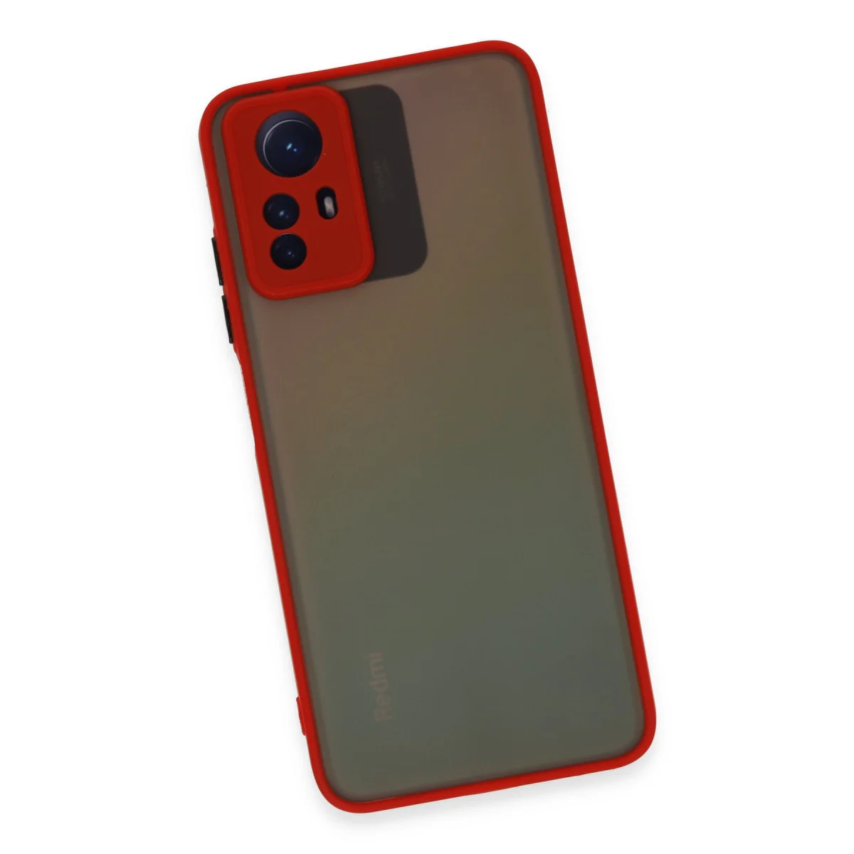 Note 12S Montreal Silikon Kılıf - Kırmızı