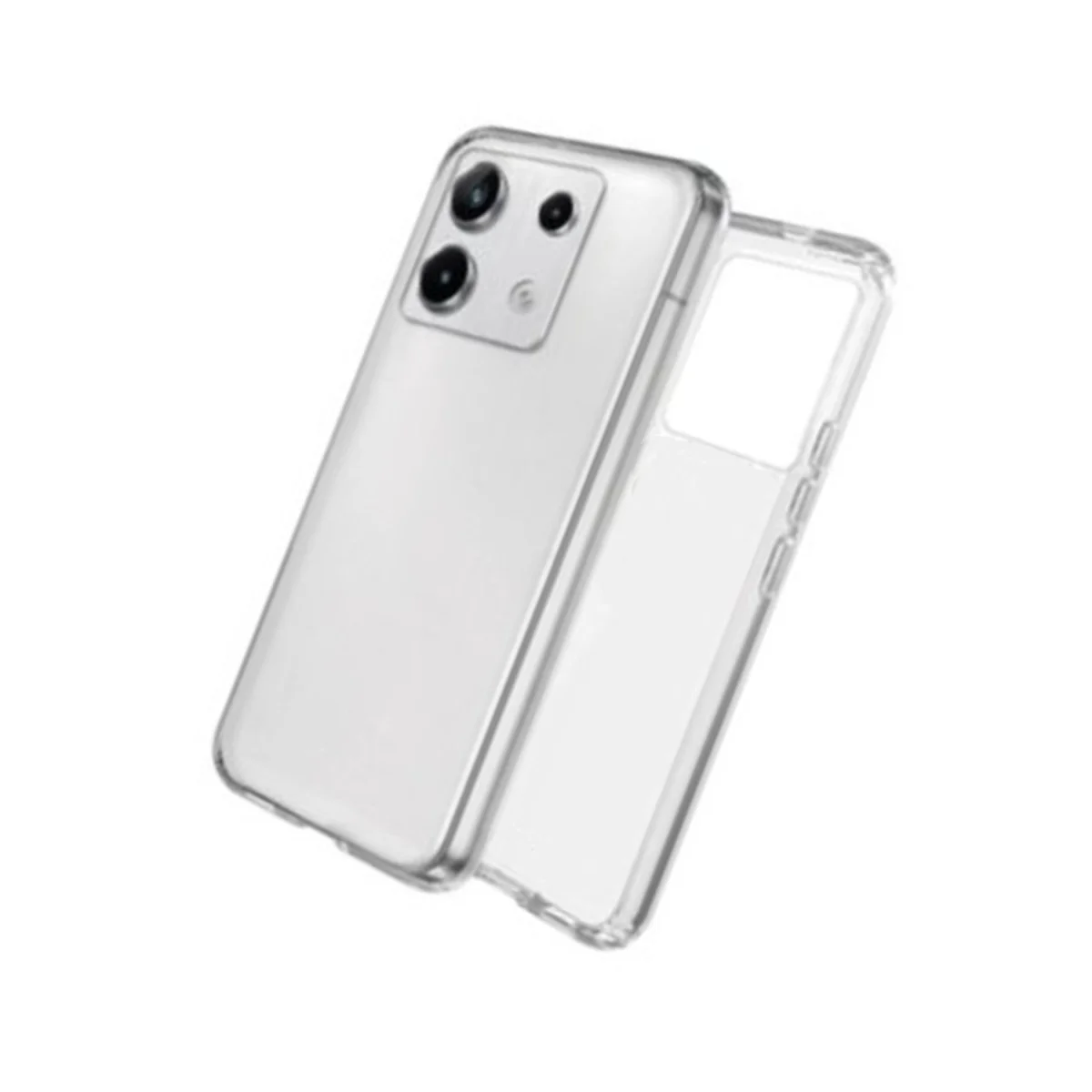 Note 13 4G Kılıf Lüx Şeffaf Silikon - Tam Kalıp Uyumlu ve Çizik Önleyici