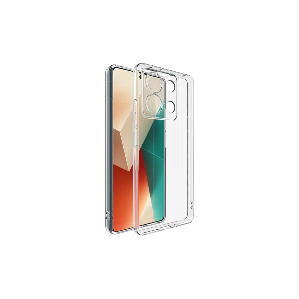 Note 13 4G Kılıf Lüx Şeffaf Silikon - Tam Kalıp Uyumlu ve Çizik Önleyici