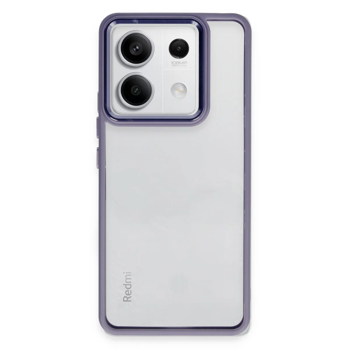 Note 13 4G Silikon Kılıf - Lila Yüksek Koruma ve Şık Tasarım