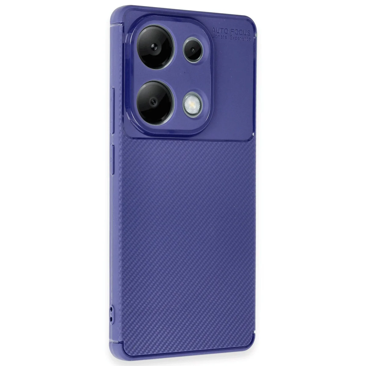 Note 13 Pro 4G Auto Focus Karbon Kılıf - Lacivert Kılıf