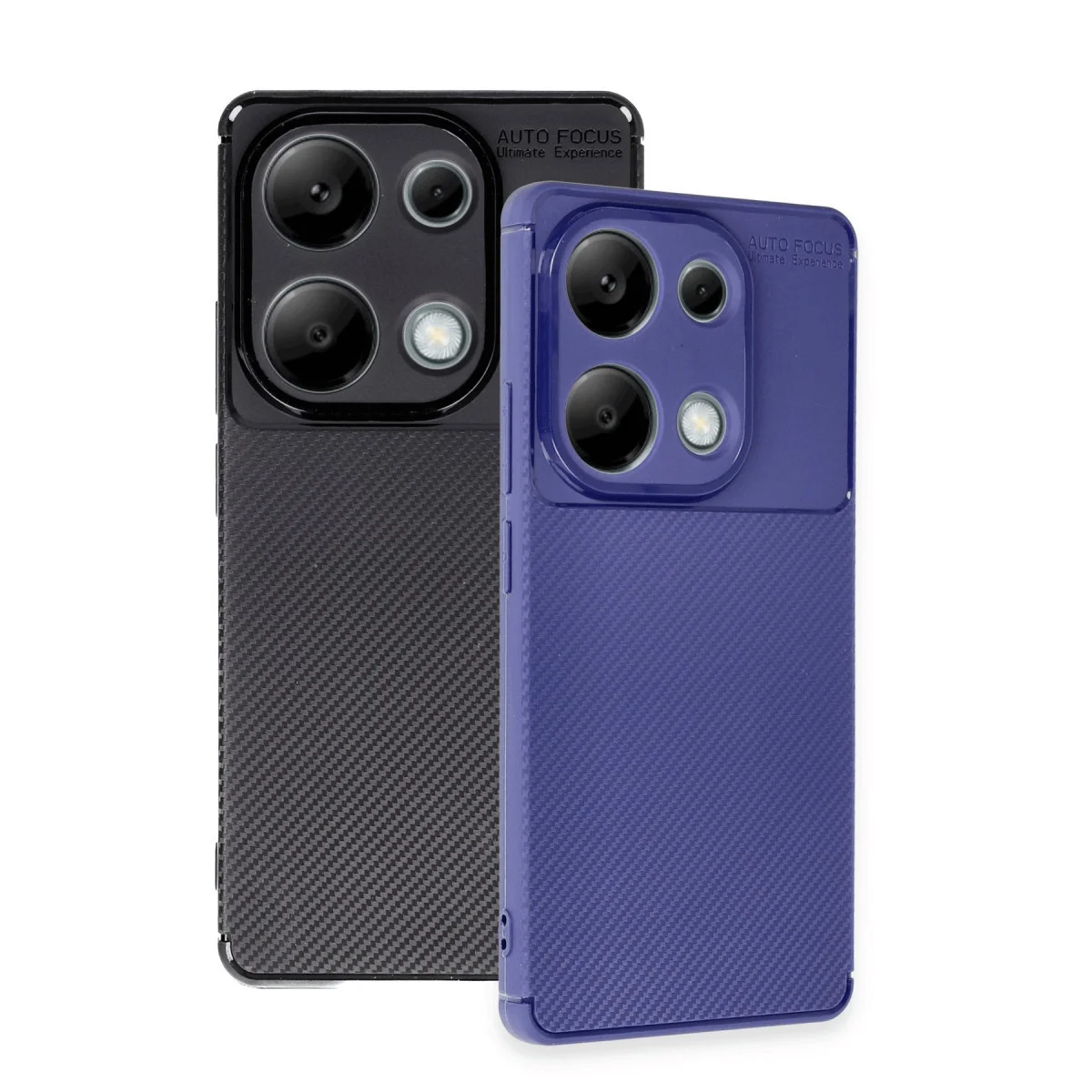 Note 13 Pro 4G Auto Focus Karbon Kılıf - Lacivert Kılıf