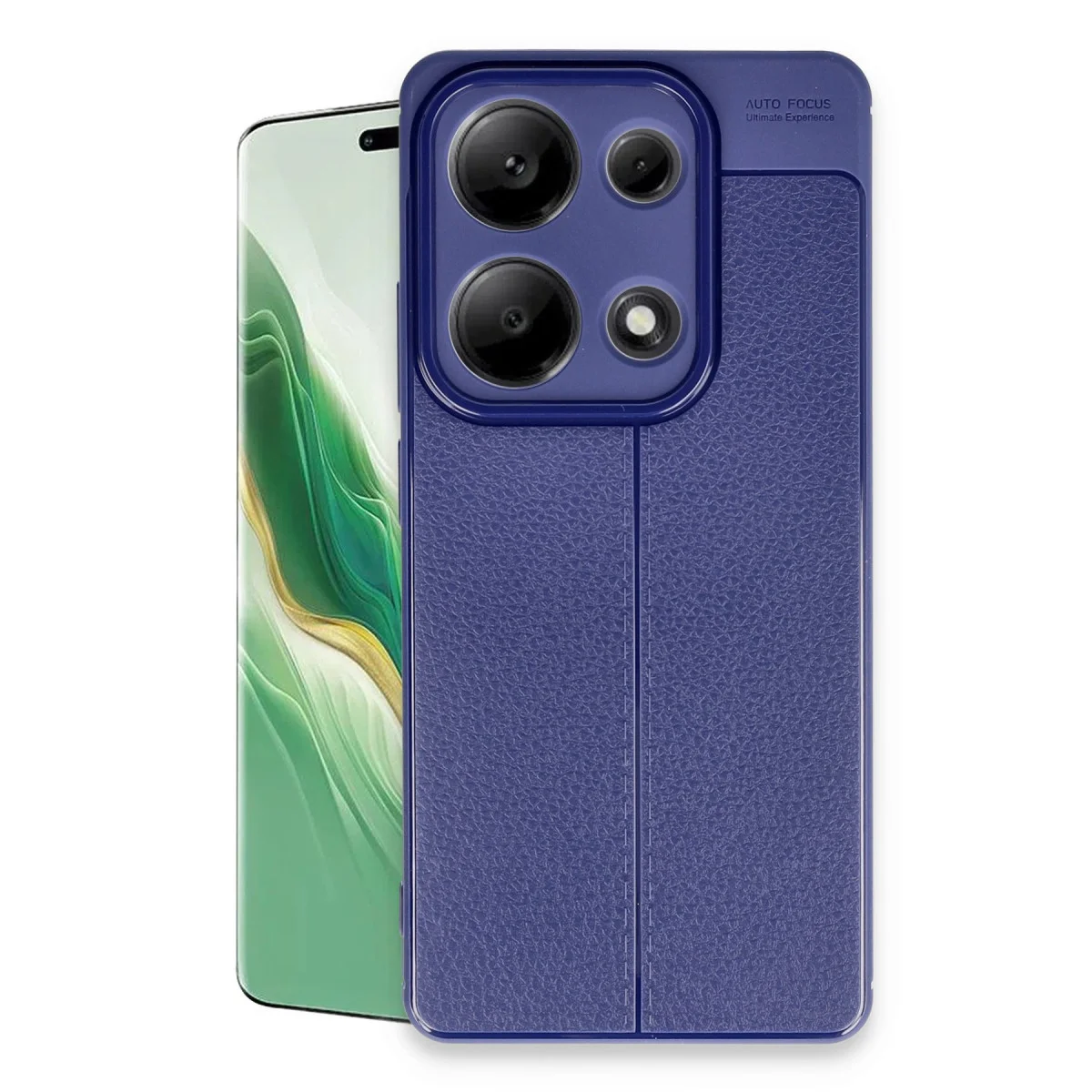 Note 13 Pro 4G Auto Focus Kılıf – TPU Deri Dokulu ve Yüksek Darbe Korumalı