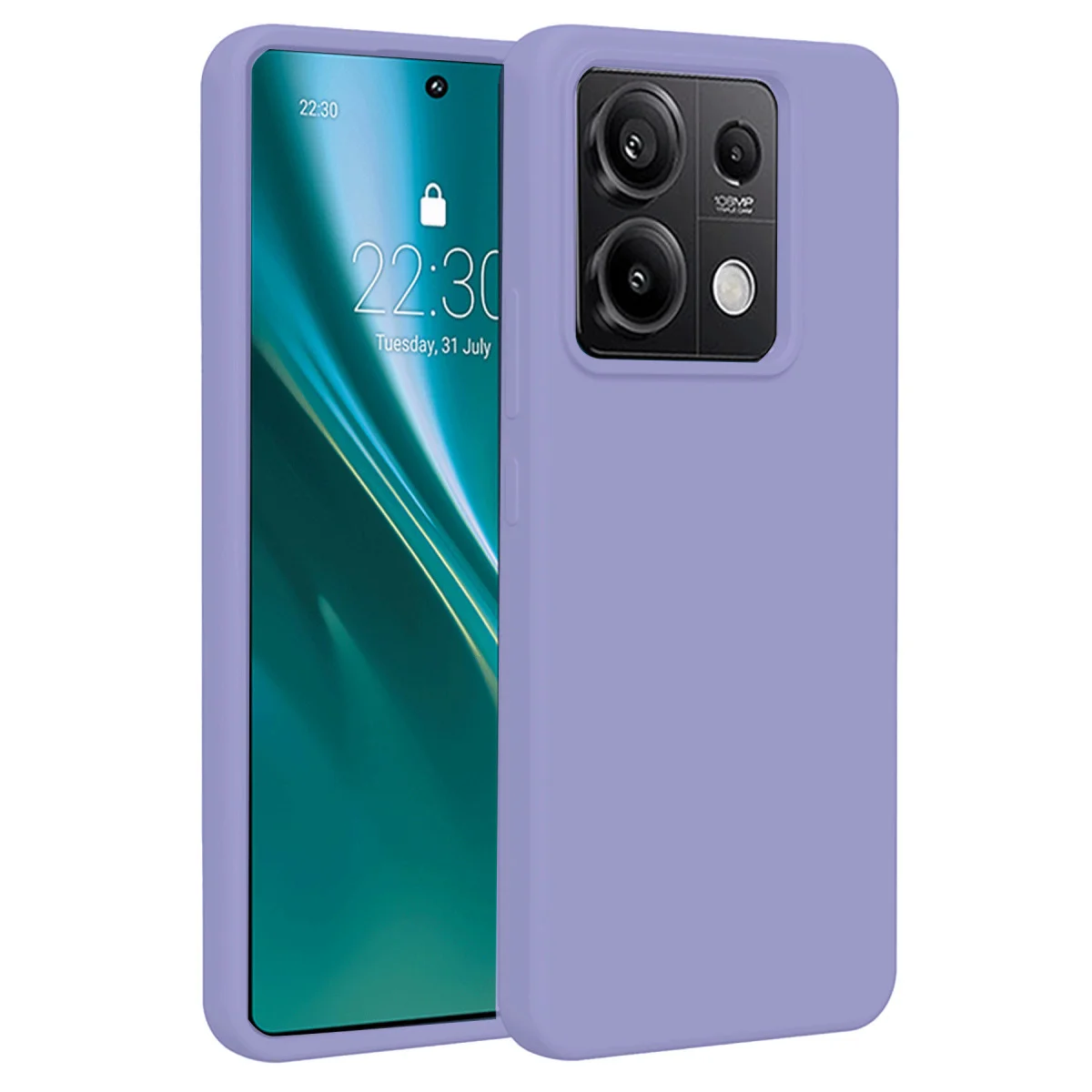 Note 13 Pro 4G First Silikon Kılıf - Lila