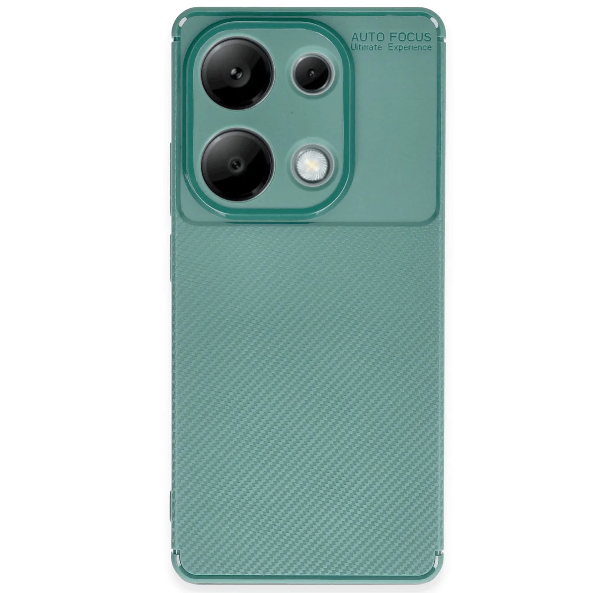 Note 13 Pro 4G Karbon Kılıf - Koyu Yeşil, Otomatik Odak ve Maksimum Koruma