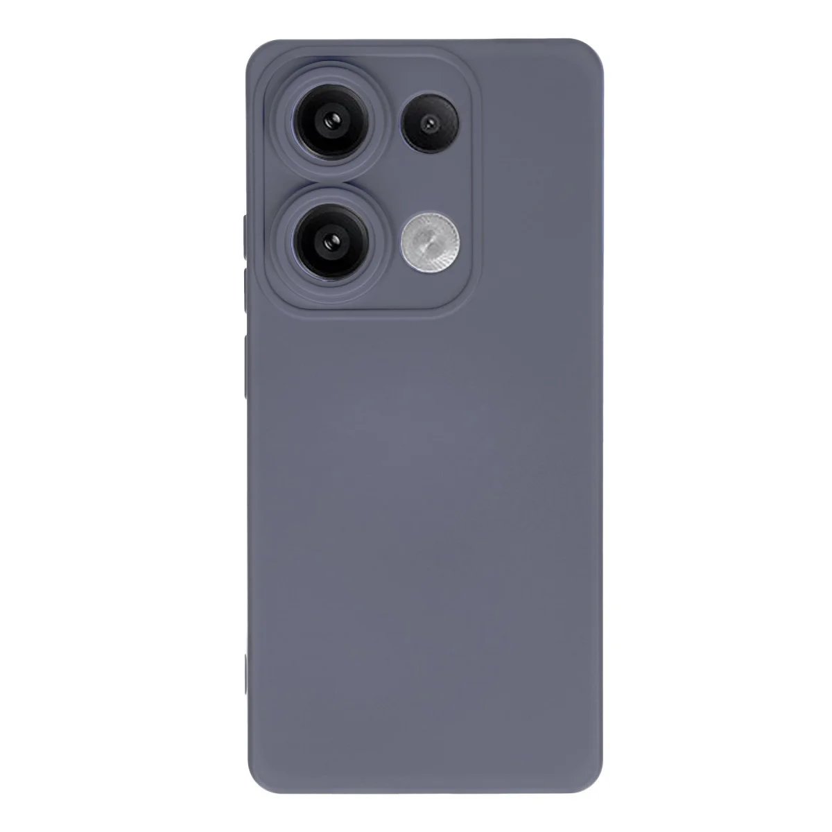 Note 13 Pro 4G Kılıf - Nano İçi Kadife Silikon Gri Kılıf | Yerli Üretim ve Maksimum Koruma