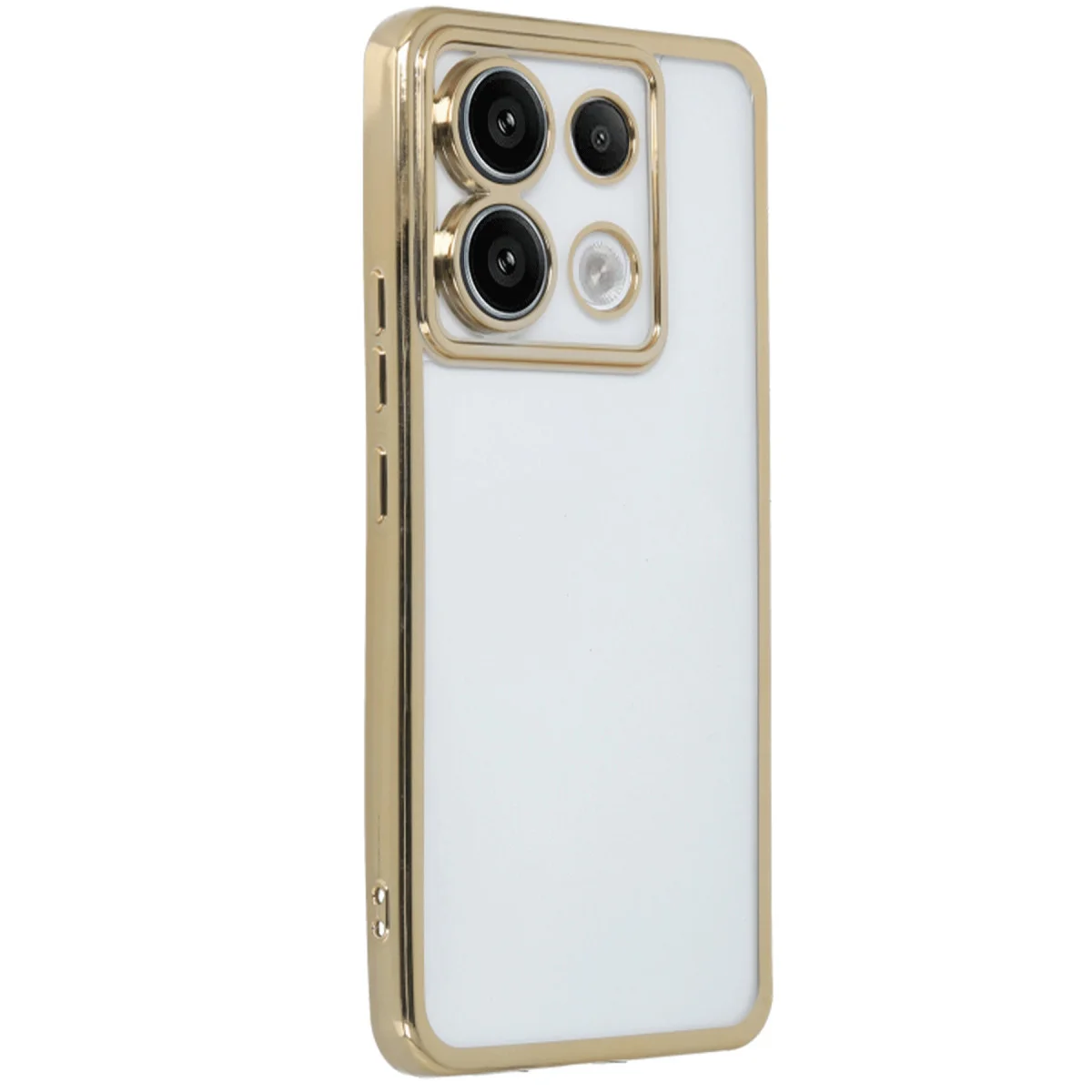 Note 13 Pro 4G Kılıf Razer Lensli Silikon - Gold