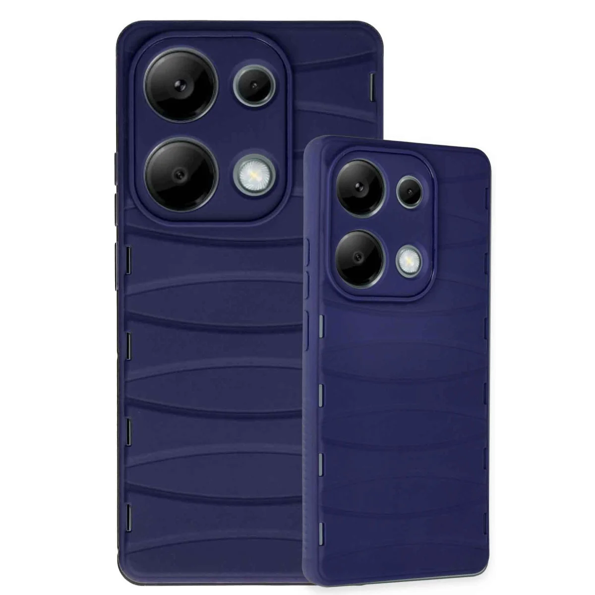 Note 13 Pro 4G Kılıf Silikon Kapak - Bibercas Lacivert