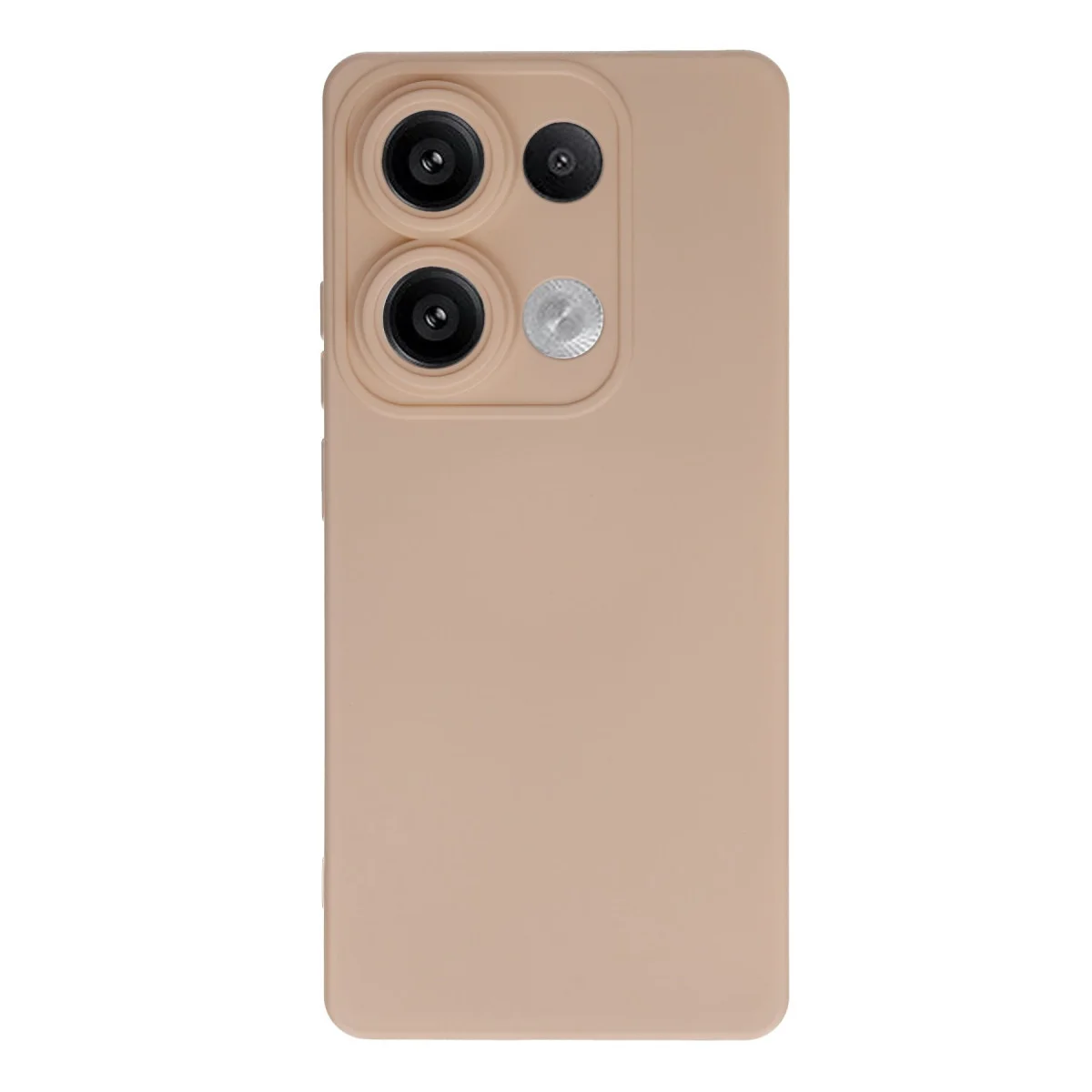 Note 13 Pro 4G Nano İçi Kadife Silikon Kılıf - Pudra Rengi