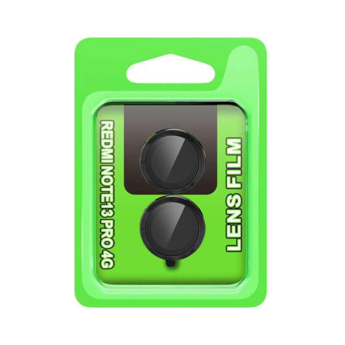 Note 13 Pro 4G Raze Metal Kamera Lens - Siyah HD Tempered Cam