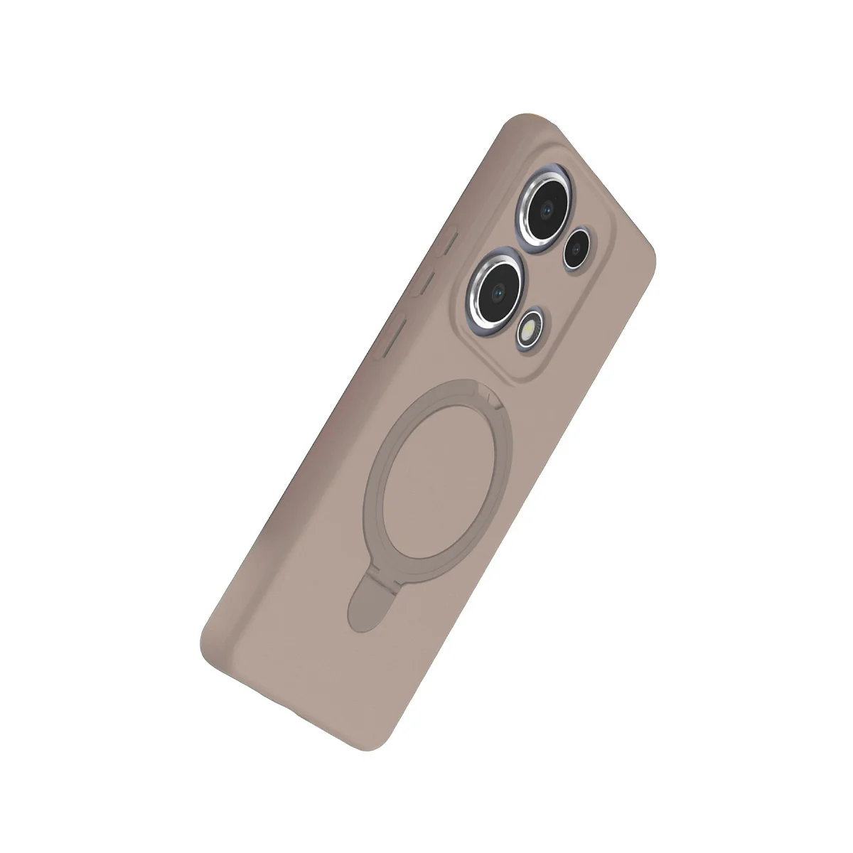 Note 13 Pro 4G Regal Magsafe Standlı Kapak - Çöl Titanyum