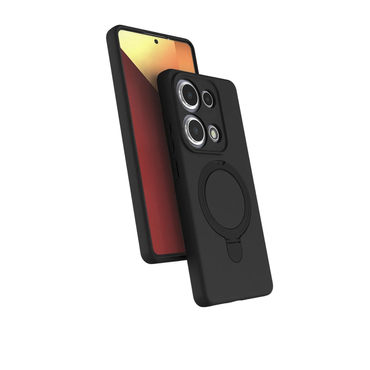 Note 13 Pro 4G Regal Magsafe Standlı Kapak - Siyah