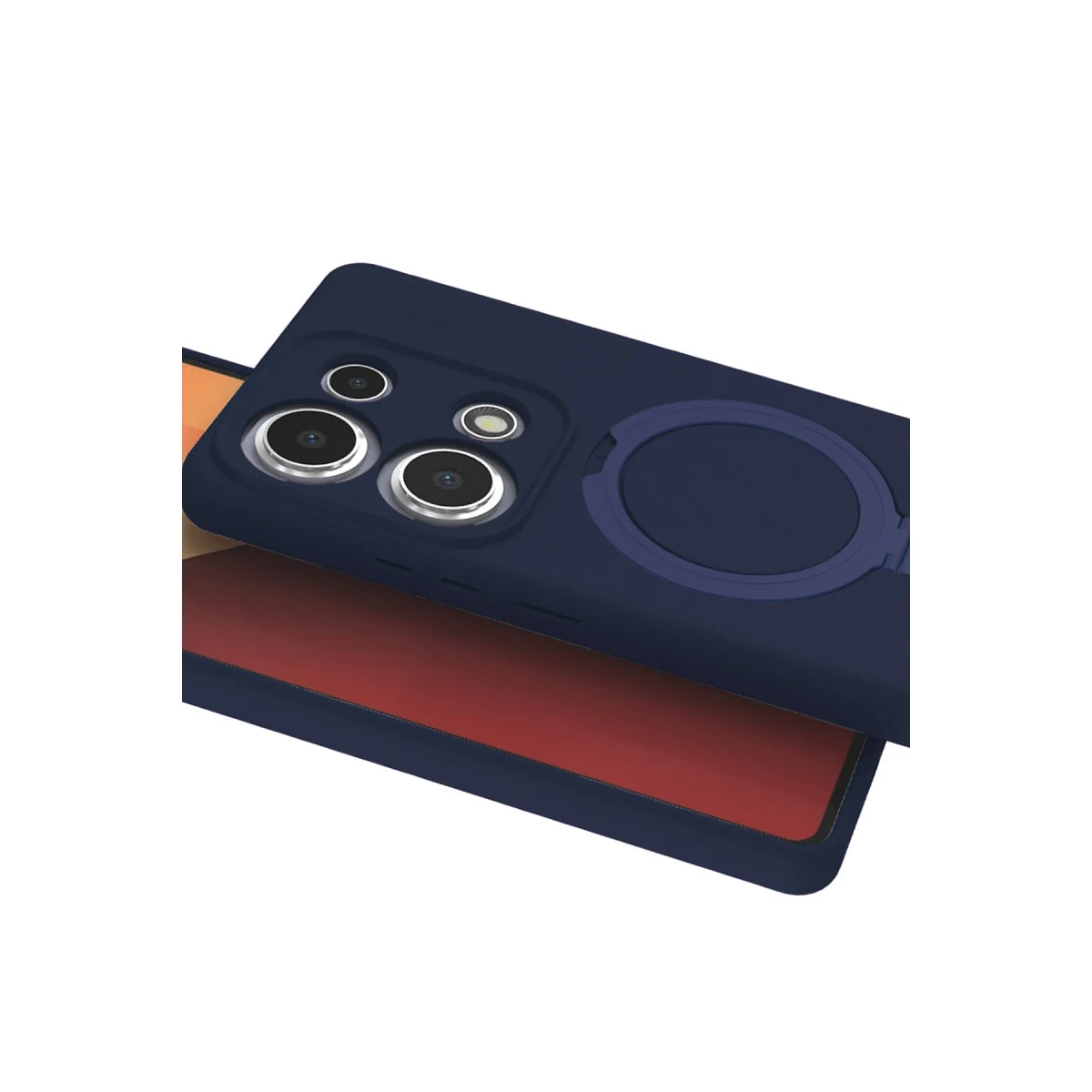 Note 13 Pro 4G Regal Magsafe Kapak - Lacivert
