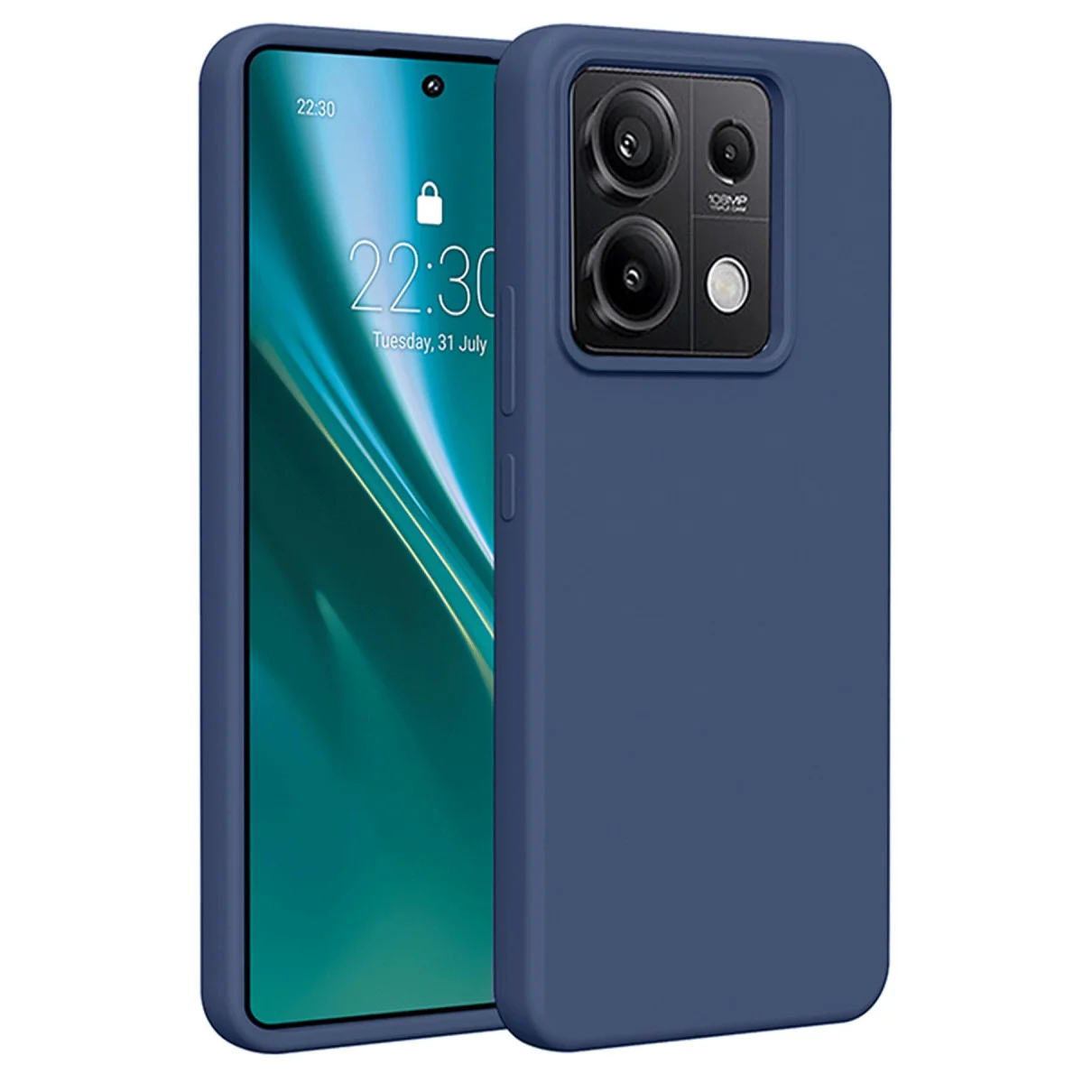 Note 13 Pro 5G First Silikon Kılıf - Lacivert