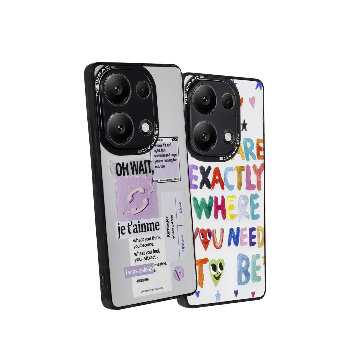 Note 13 Pro 5G Kılıf - Mirror Desenli Parlak Kapak - UV Baskılı ve Parmak İzi Tutmaz