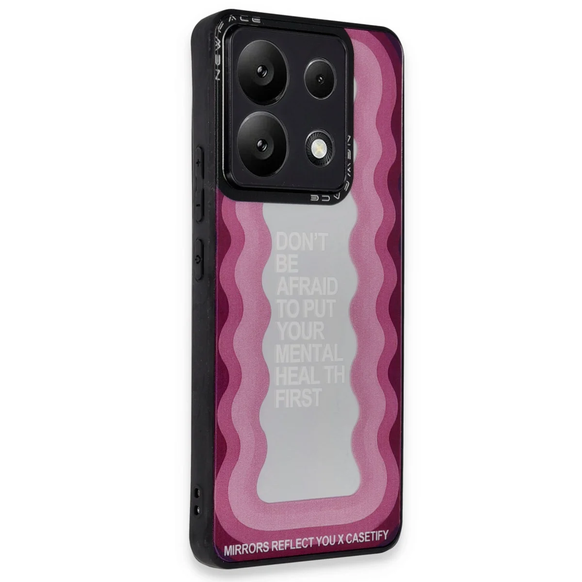 Note 13 Pro 5G Kılıf - Mirror Desenli Parlak Kapak - UV Baskılı ve Parmak İzi Tutmaz