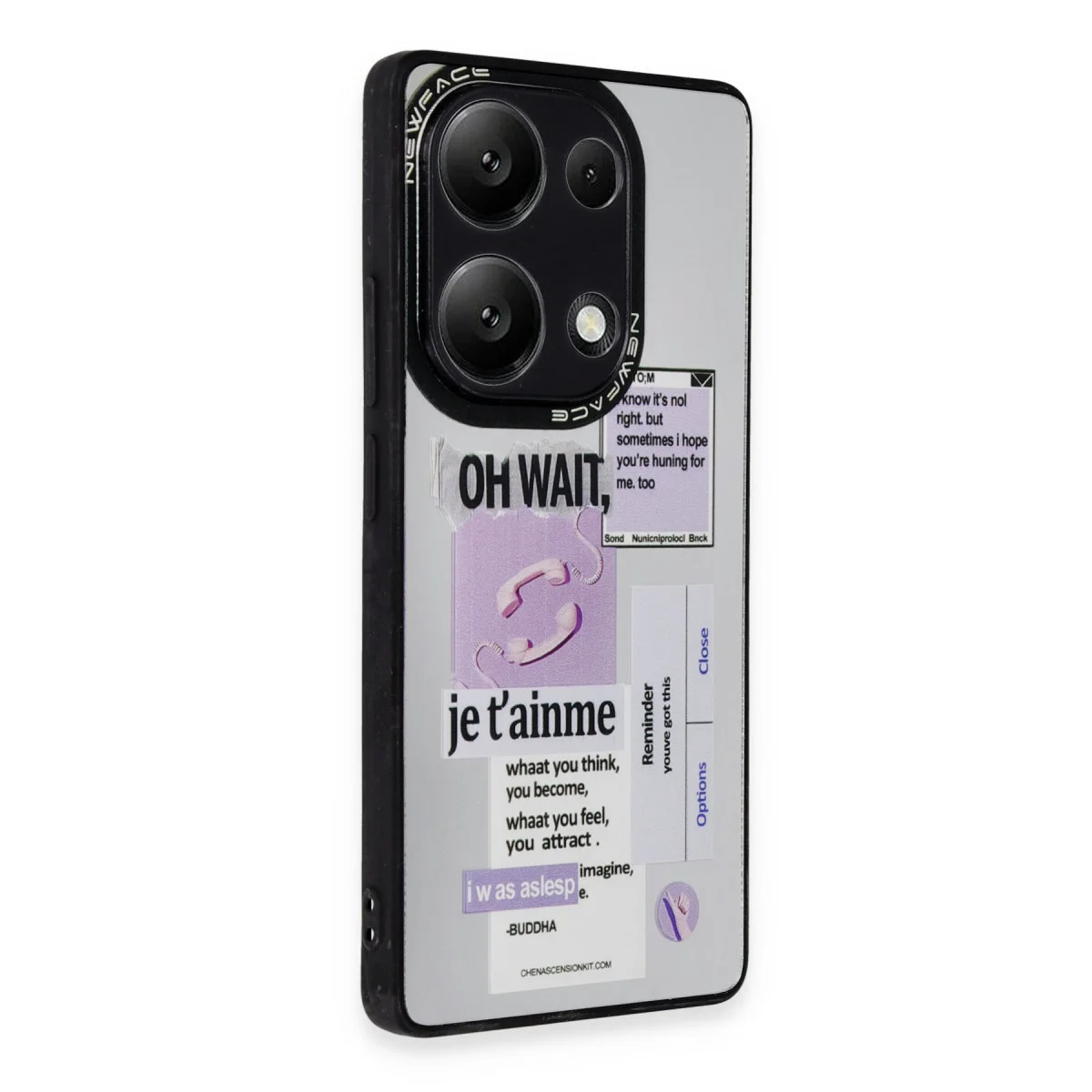 Note 13 Pro 5G Kılıf - Mirror Desenli Kapak - Parlak ve Efektli Koruma