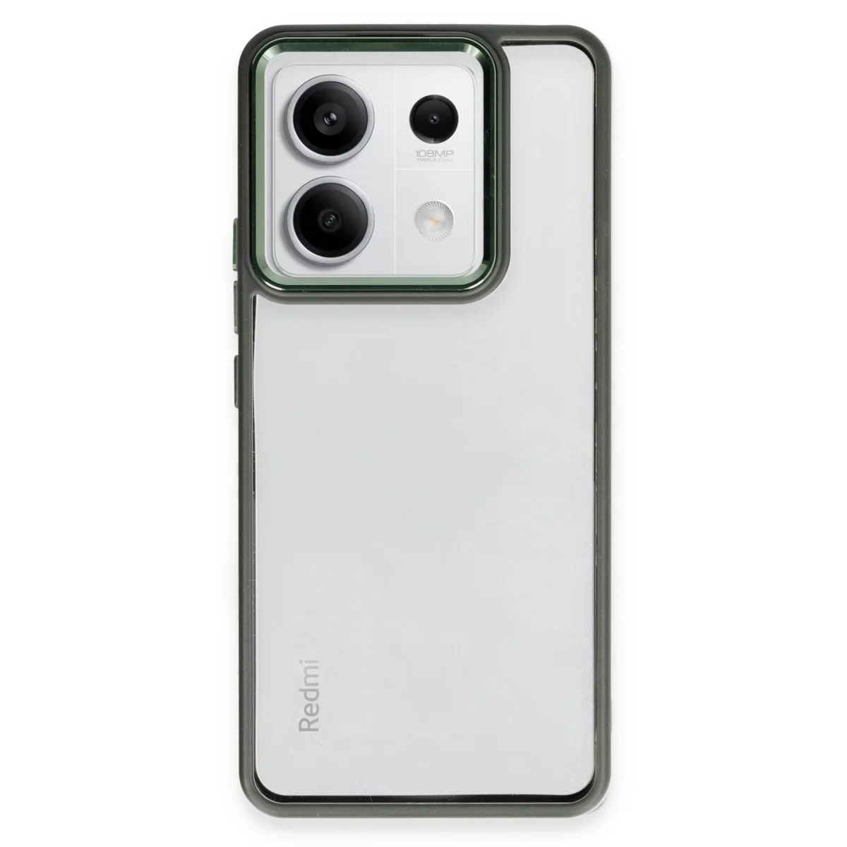Note 13 Pro 5G Power Silikon Kılıf - Koyu Yeşil