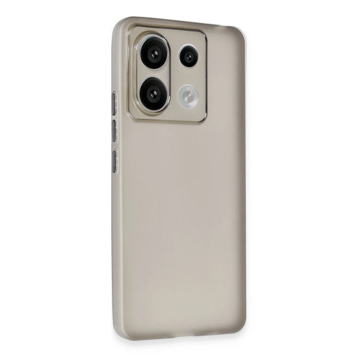 Note 13 Pro 5G Silikon Kılıf Gri - Kamera Korumalı ve Ultra İnce
