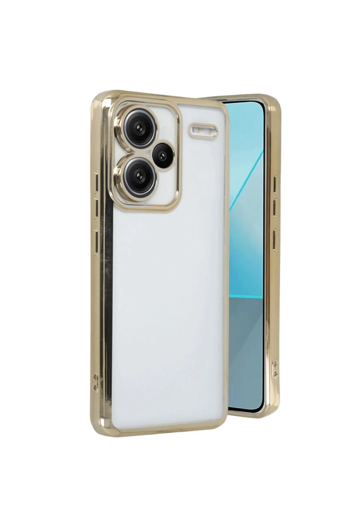 Note 13 Pro Plus Kılıf Lensli - Gold