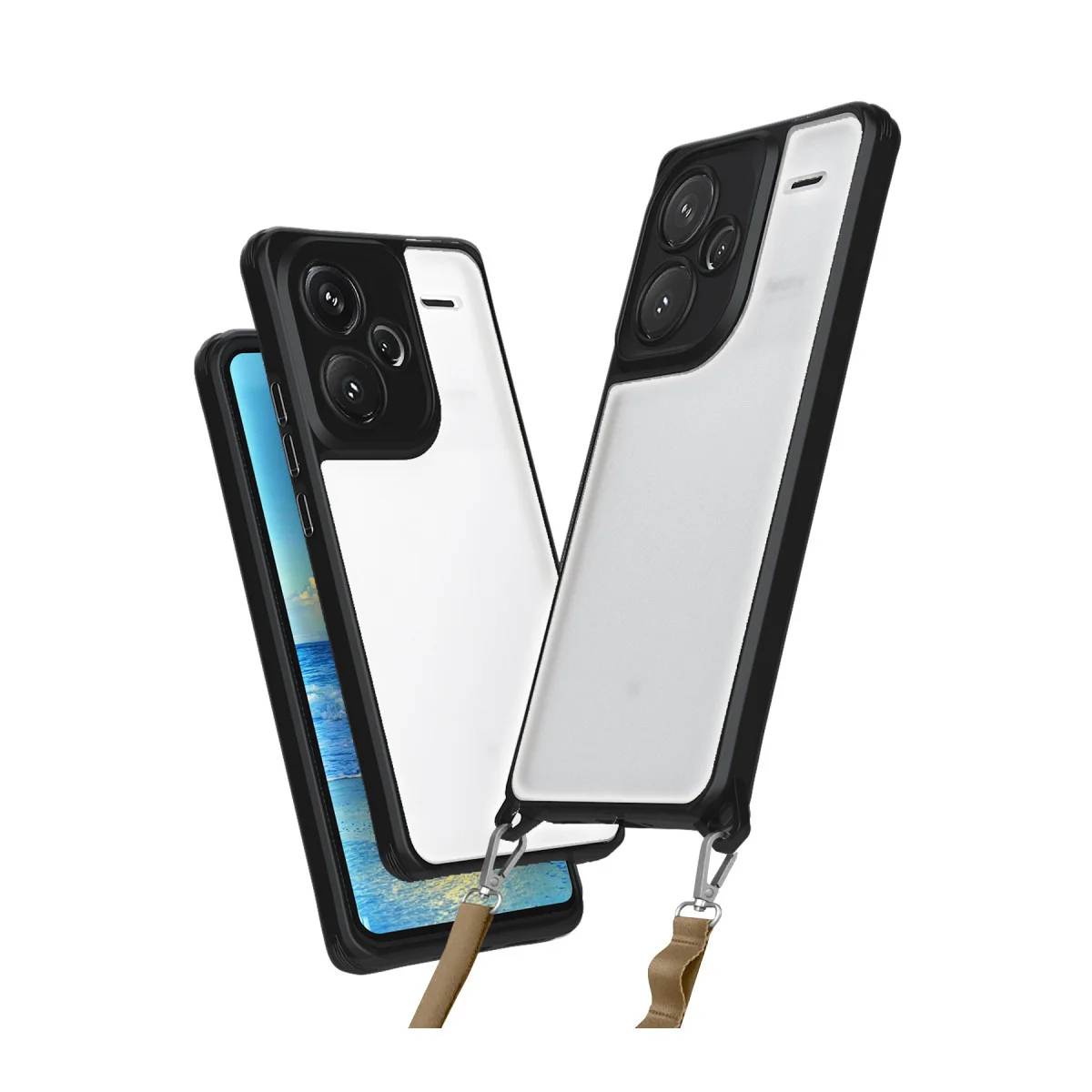 Note 13 Pro Plus Penta Silikon Kılıf - Siyah, 3.66m Testli Güvenli ve Şık Koruma