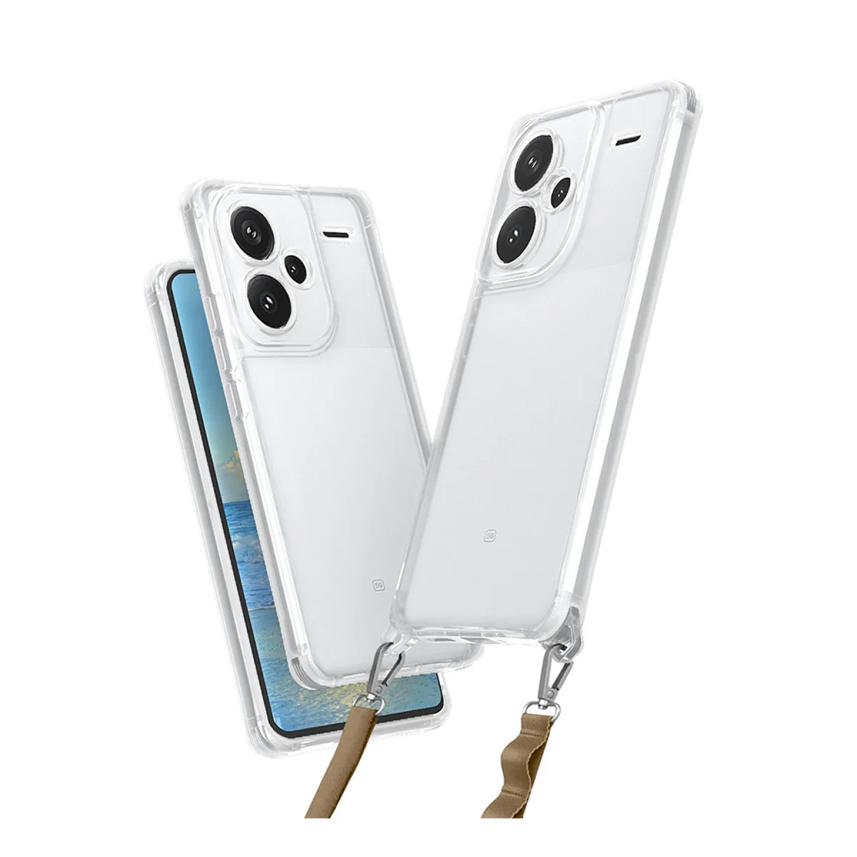 Note 13 Pro Plus Penta Silikon Kılıf - Şeffaf, 5000 Drop Testli ve Cilt Dostu
