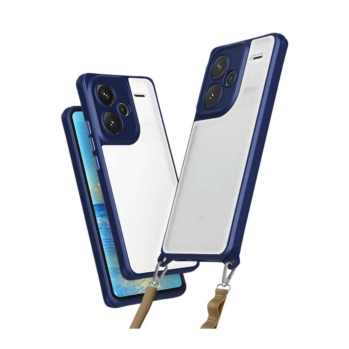 Note 13 Pro Plus Penta Silikon Kılıf - Lacivert: Askeri Standartta Koruma ve Şık Tasarım