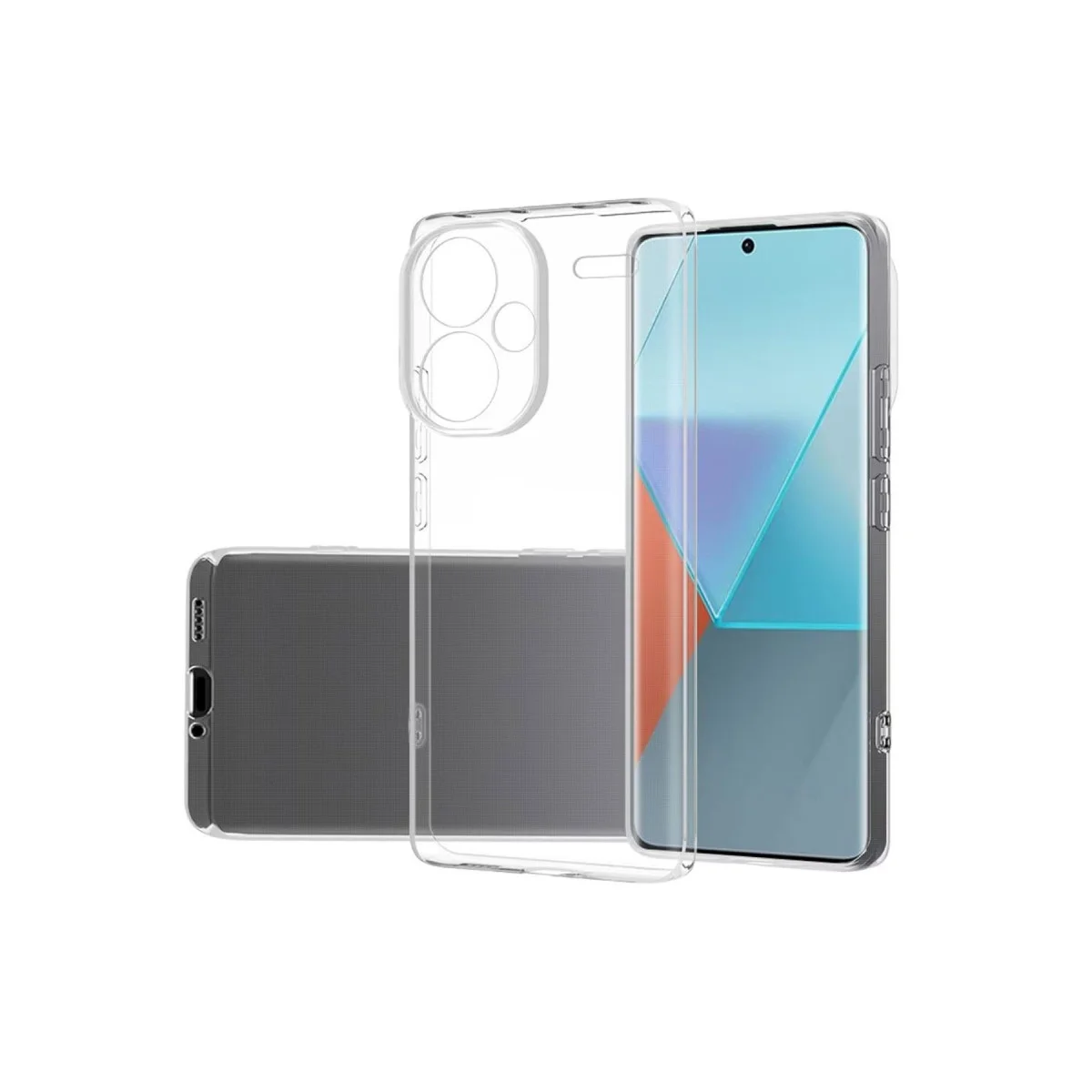 Note 13 Pro Plus Şeffaf Silikon Kılıf - Tam Uyum ve Darbe Önleyici