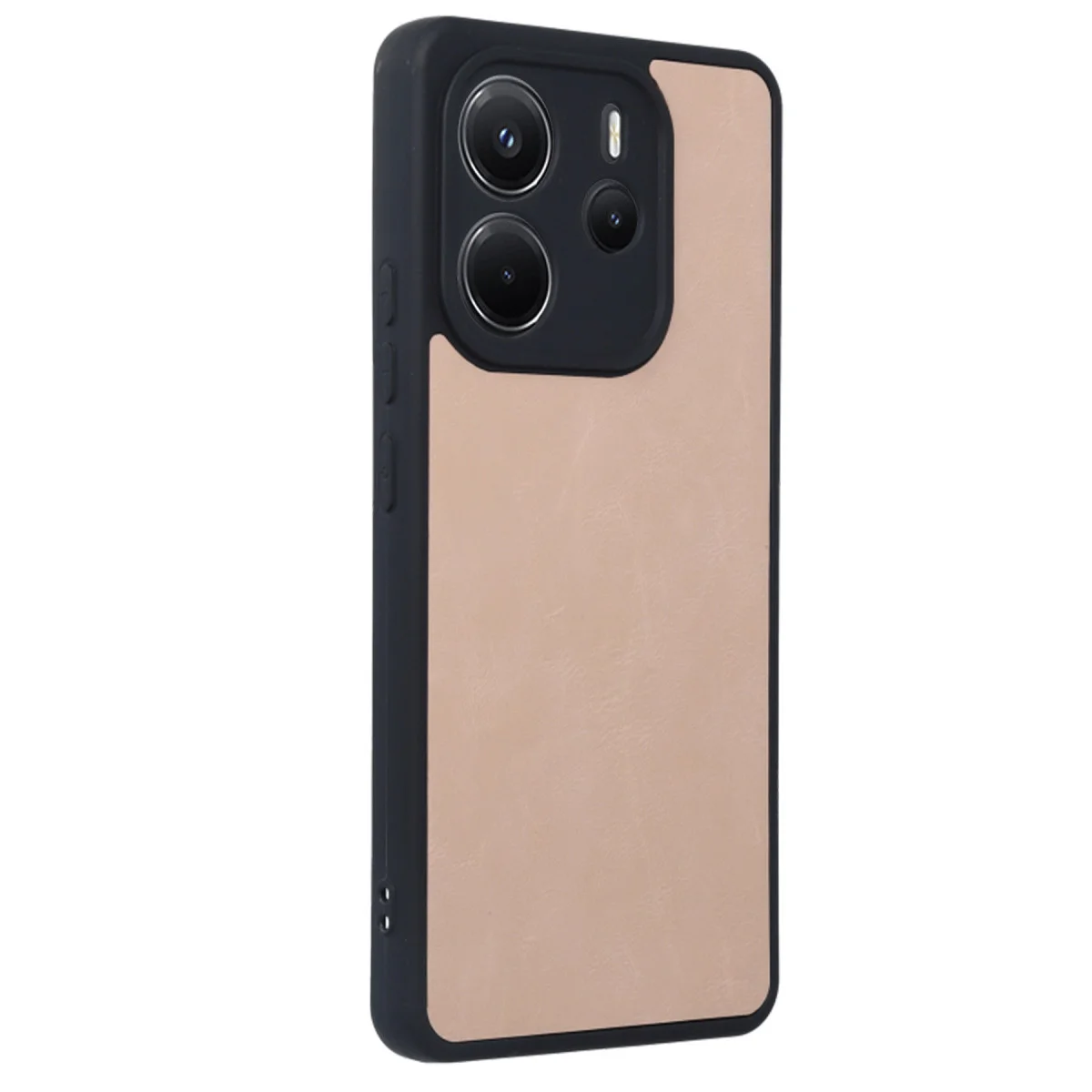 Note 14 4G Aras Premium Deri Kılıf - Pudra