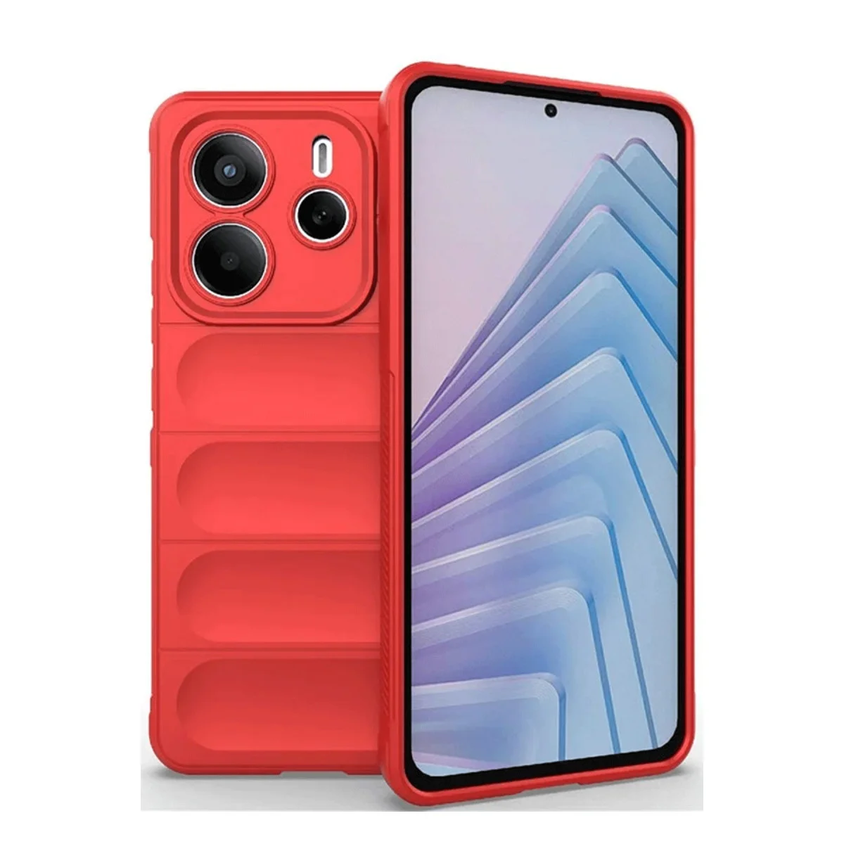 Note 14 4G Optimum Silikon Kılıf - Kırmızı, Şık ve Maksimum Koruma