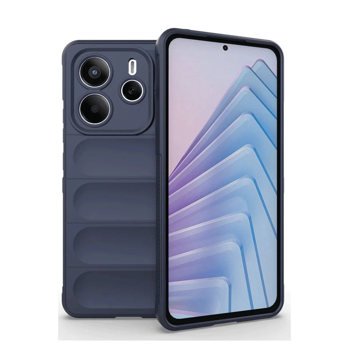 Note 14 4G Optimum Silikon Kılıf - Lacivert, Mükemmel Koruma ve Şıklık
