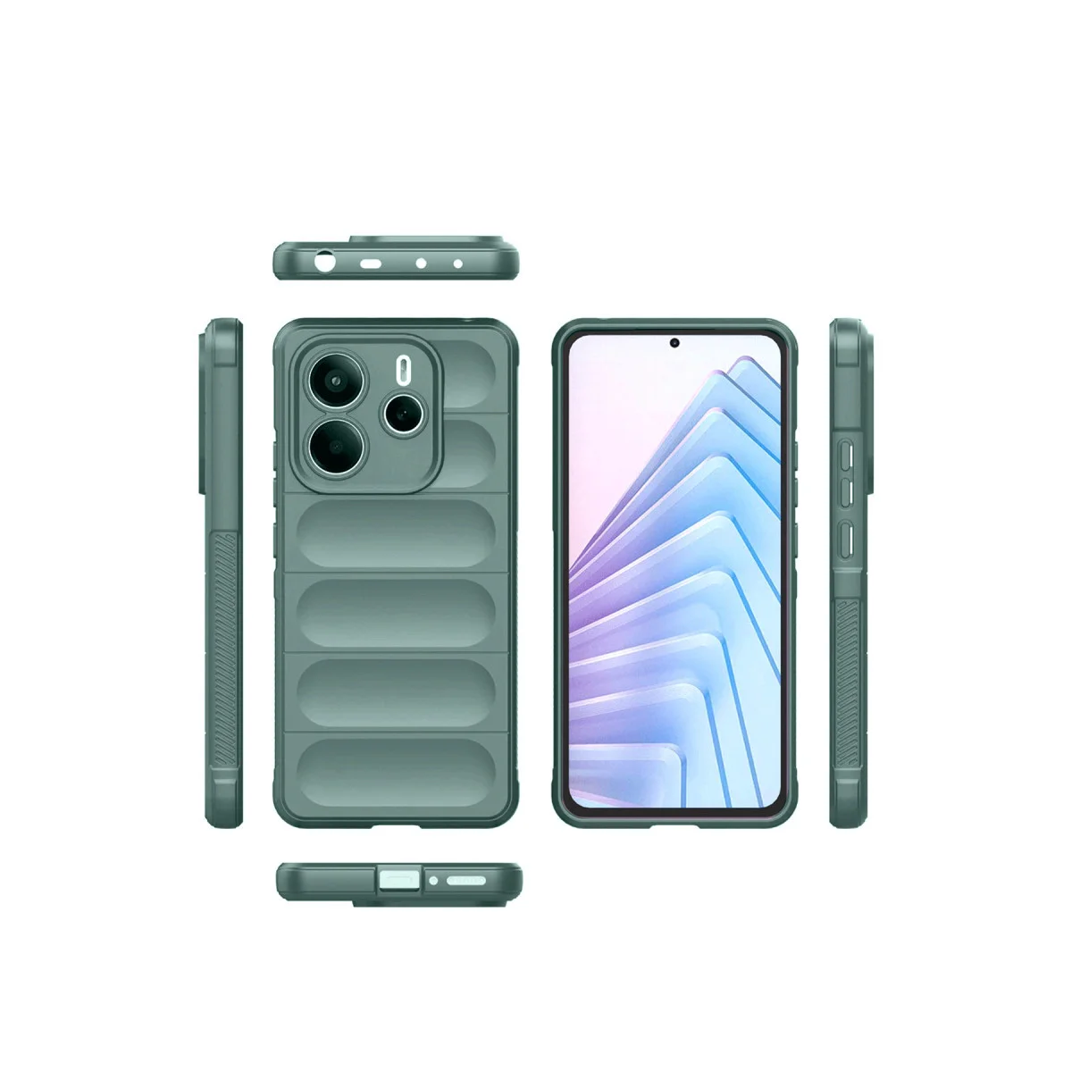 Note 14 4G Optimum Silikon Kılıf - Siyah (Maksimum Koruma ve Şıklık)