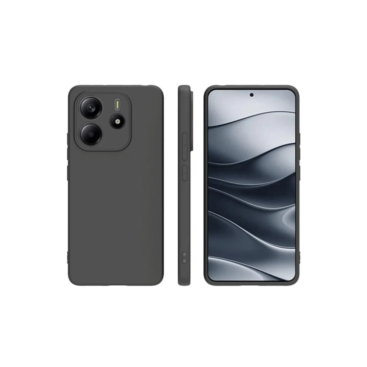 Note 14 4G Silikon Kılıf Siyah - Estetik Tasarım ve Günlük Koruma İçin Mükemmel Çözüm